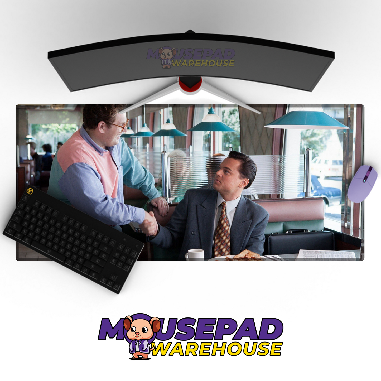 The Wolf of Wall Street V19 Mousepad Mockup