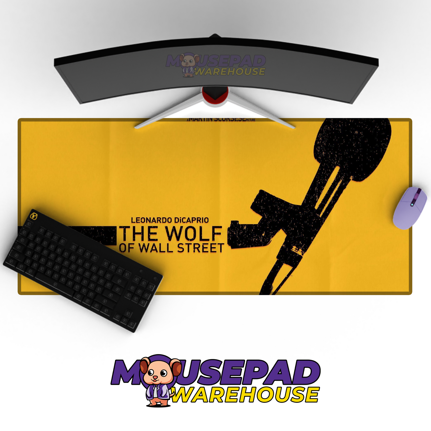 The Wolf of Wall Street V2 Mousepad Mockup