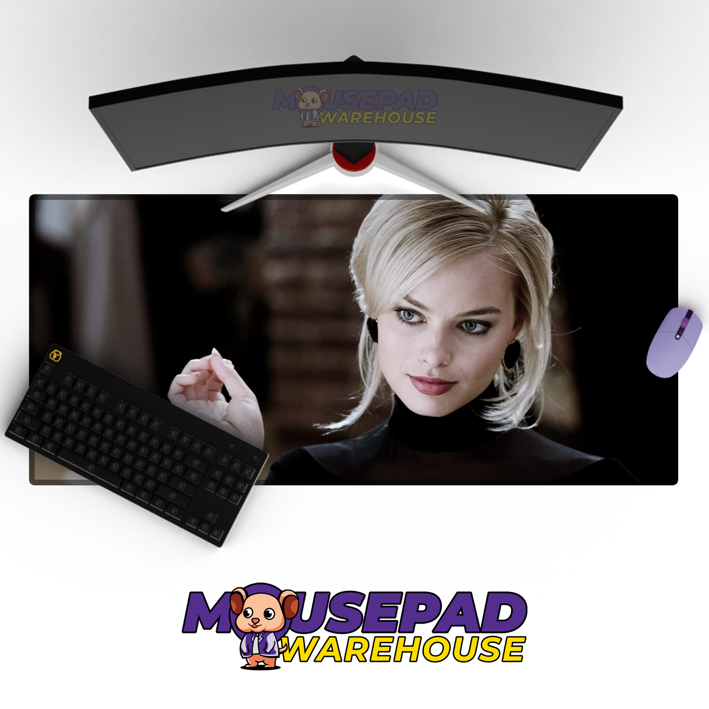 The Wolf of Wall Street V4 Mousepad Mockup