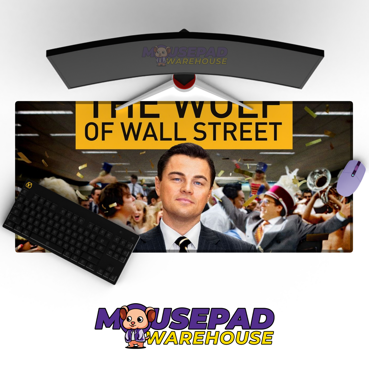 The Wolf of Wall Street V5 Mousepad Mockup