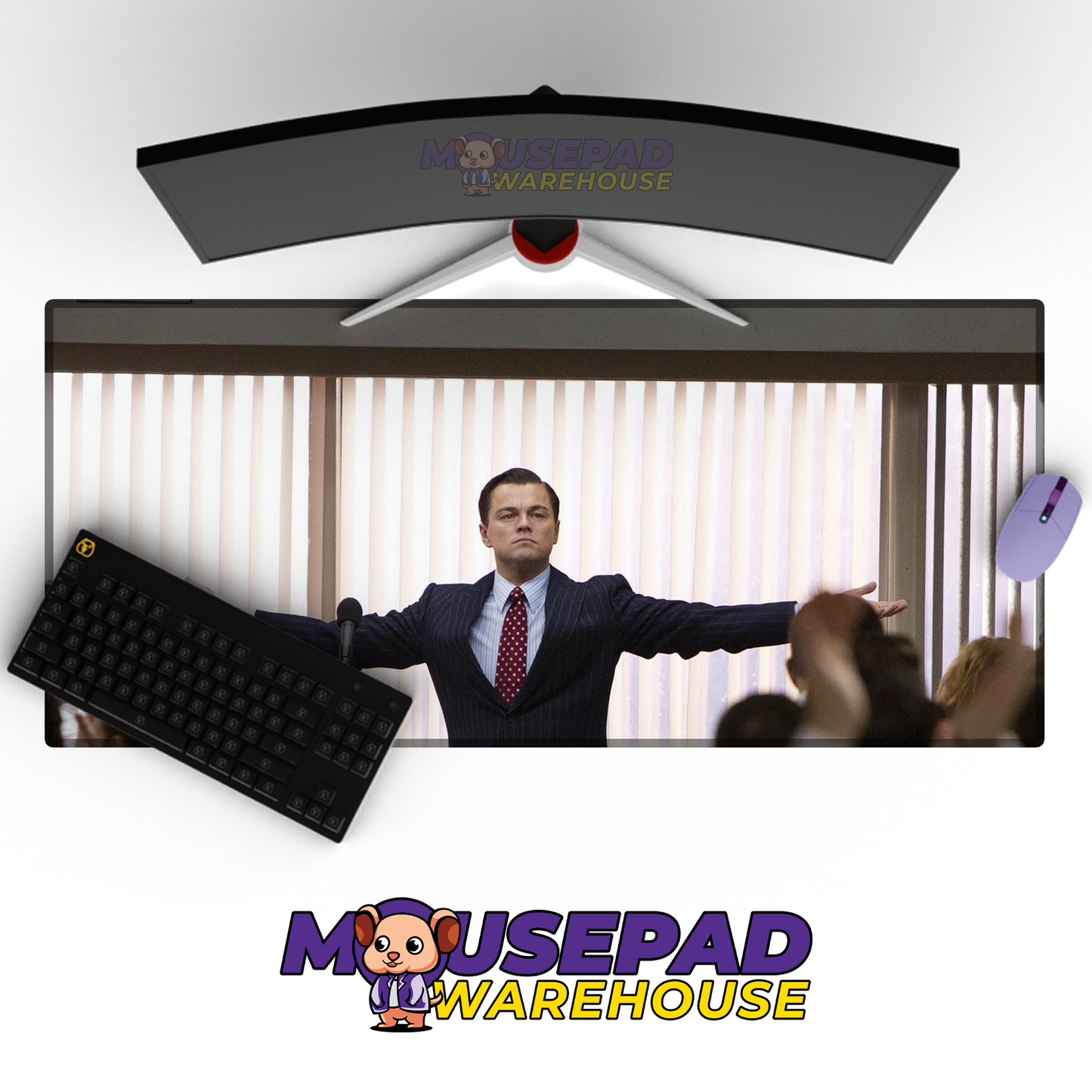 The Wolf of Wall Street V6 Mousepad Mockup