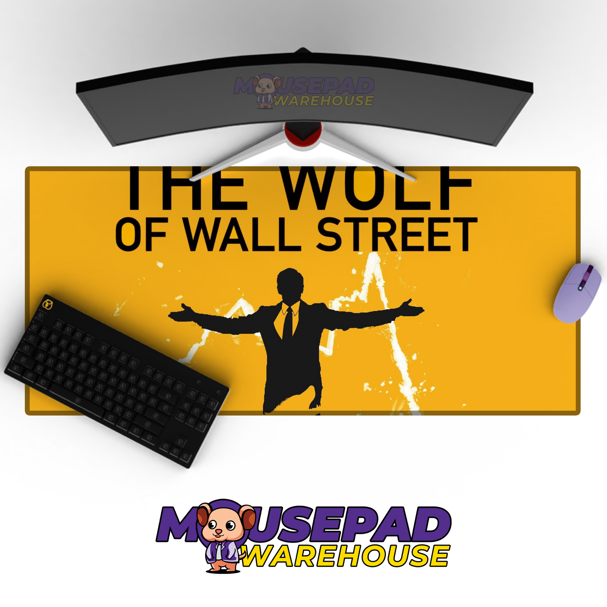 The Wolf of Wall Street V8 Mousepad Mockup