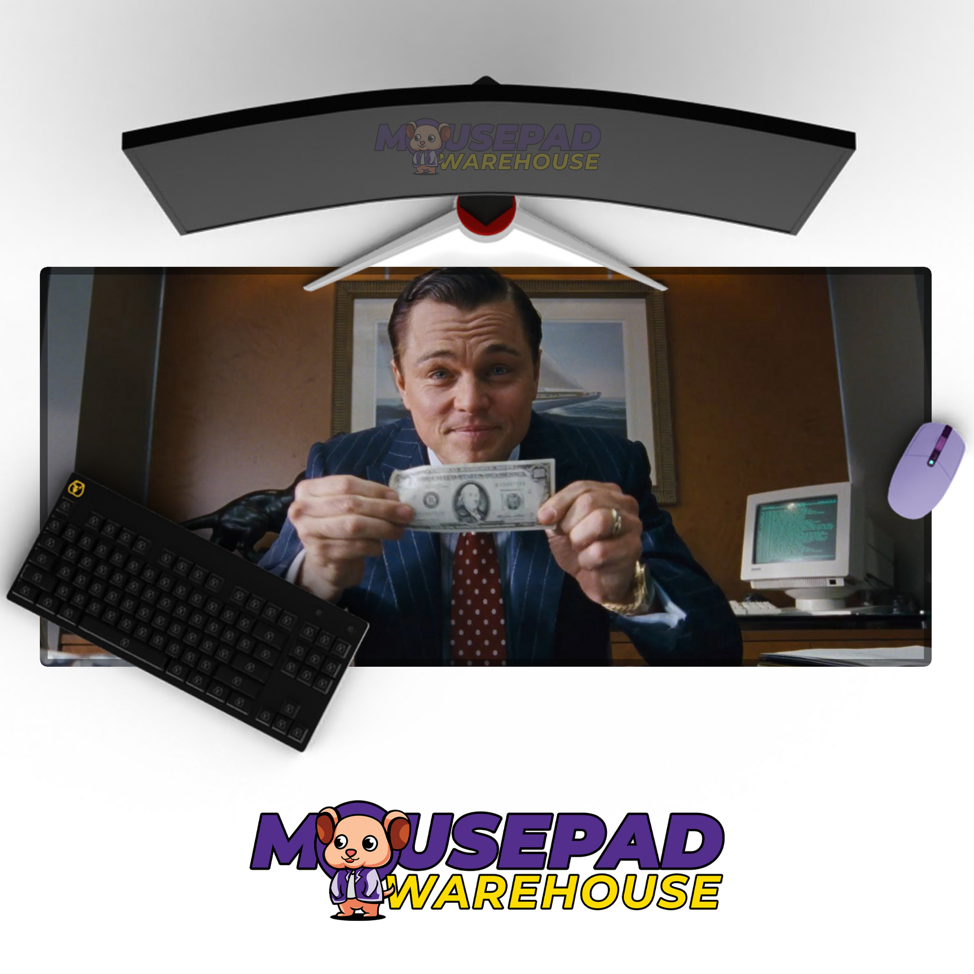 The Wolf of Wall Street V9 Mousepad Mockup