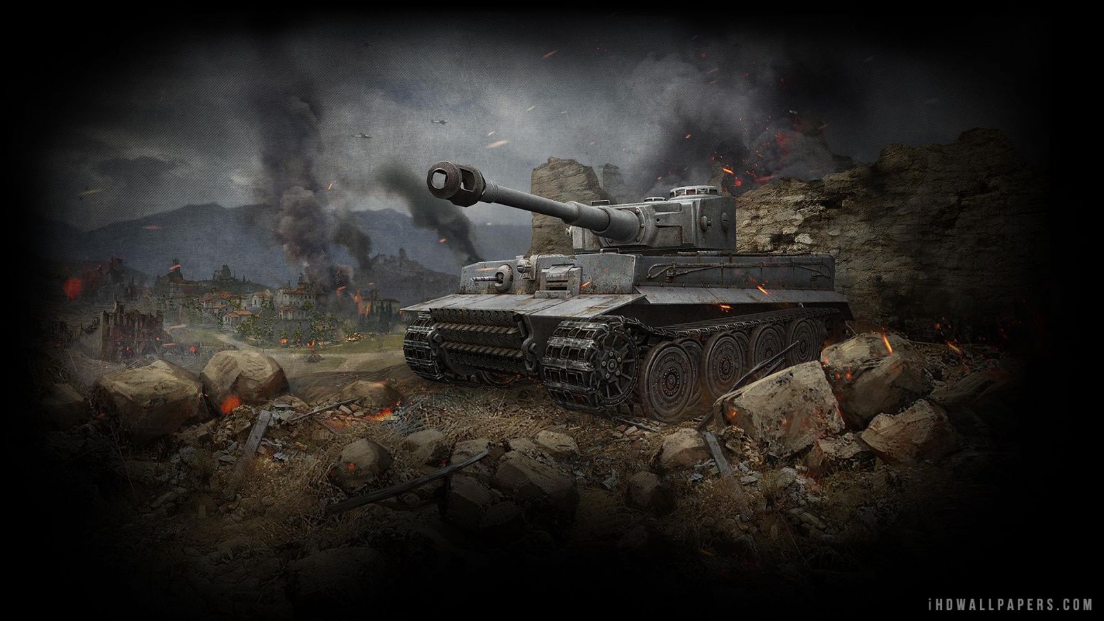 Tiger Tank WWII V10 Mousepad Deskmat
