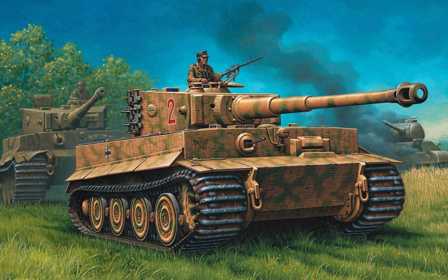 Tiger Tank WWII V11 Mousepad Deskmat