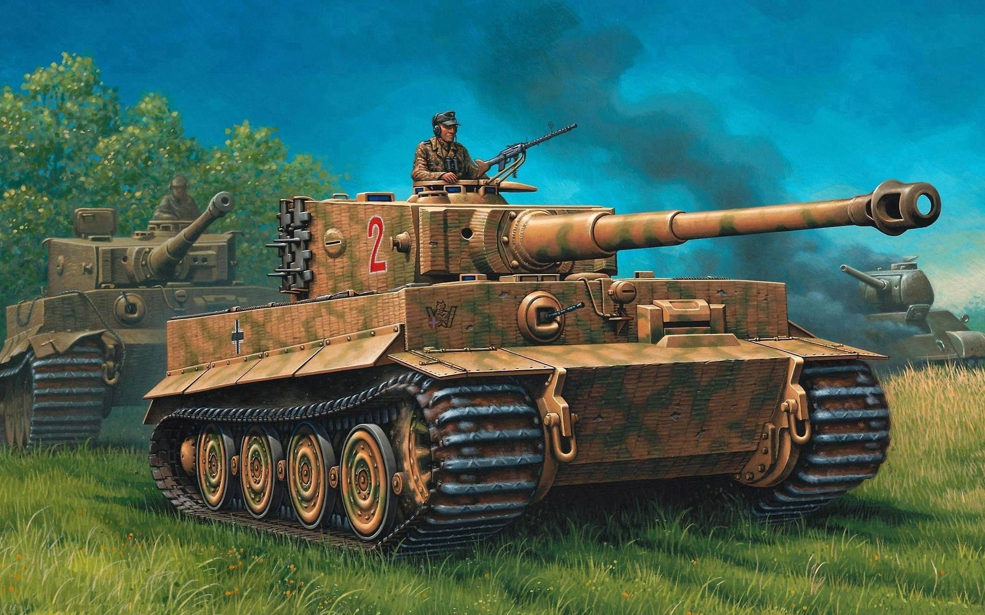 Tiger Tank WWII V11 Mousepad Deskmat