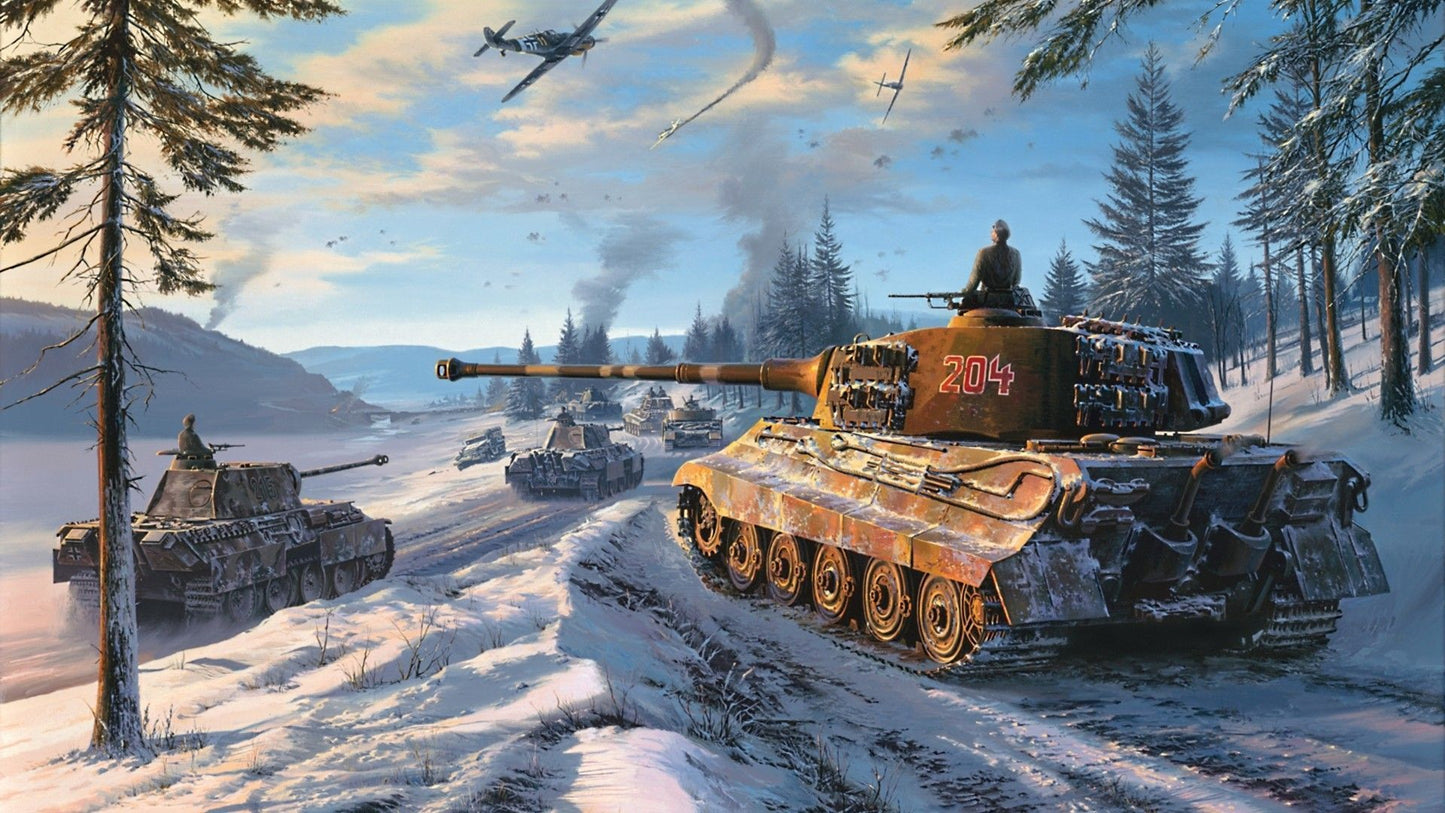 Tiger Tank WWII V14 Mousepad Deskmat