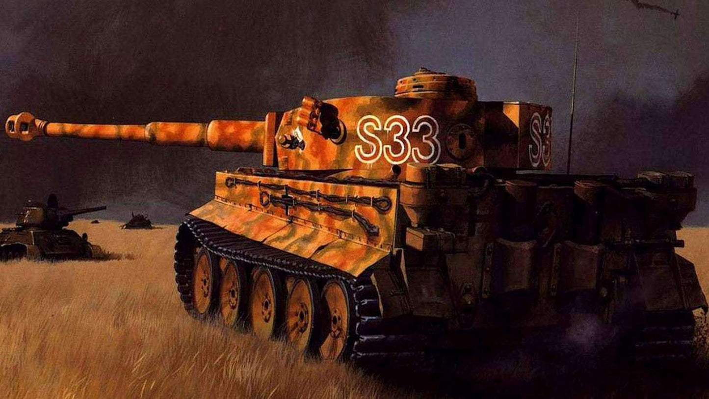 Tiger Tank WWII V17 Mousepad Deskmat