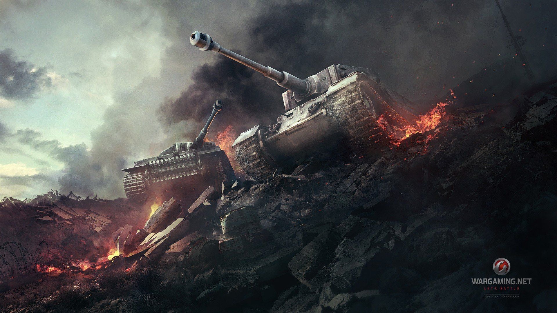 Tiger Tank WWII V19 Mousepad Deskmat