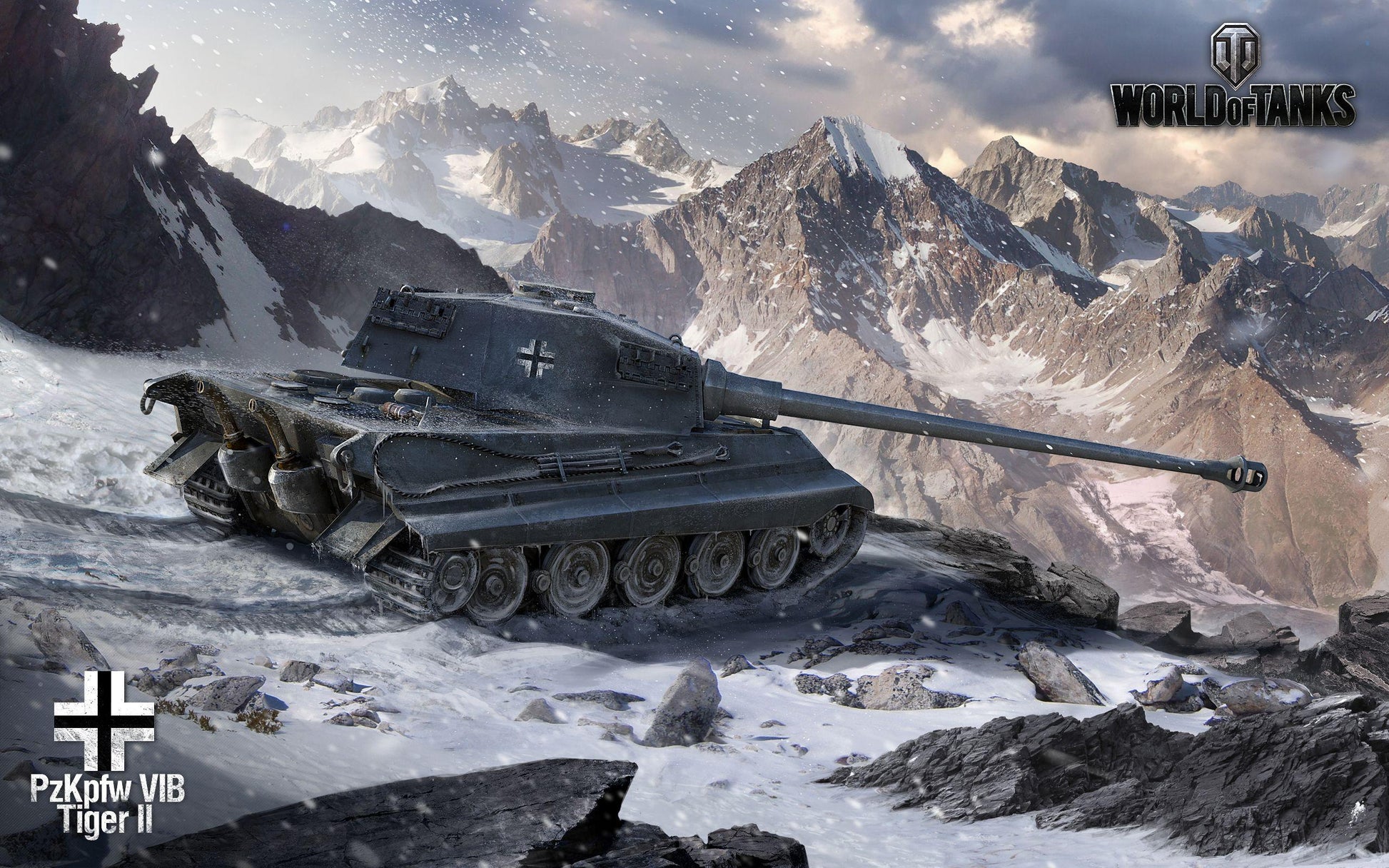 Tiger Tank WWII V3 Mousepad Deskmat