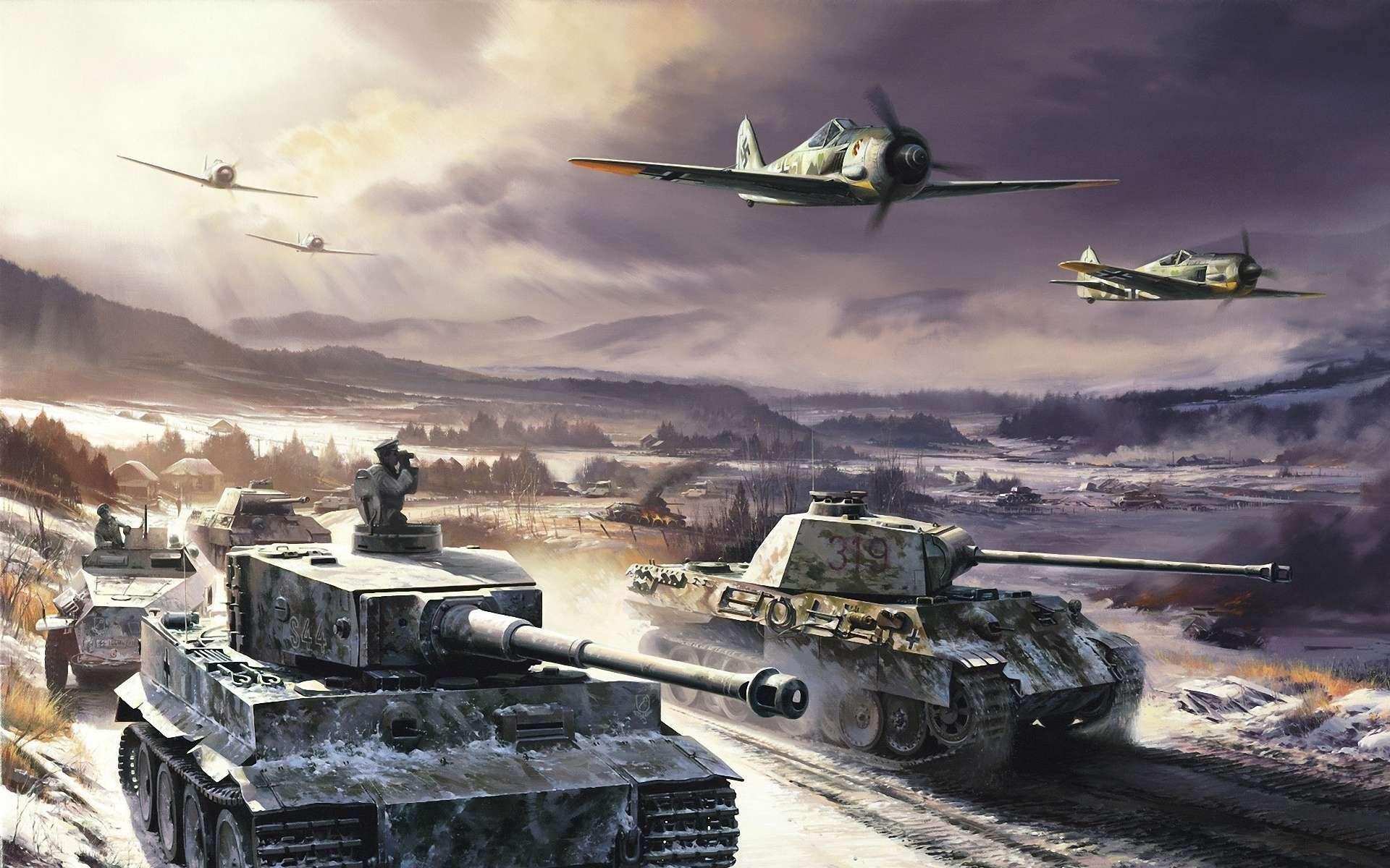 Tiger Tank WWII V4 Mousepad Deskmat