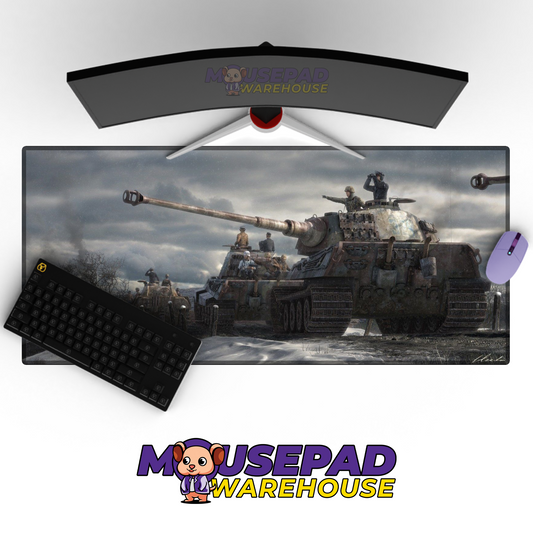 Tiger Tank WWII V5 Mousepad Deskmat Mockup