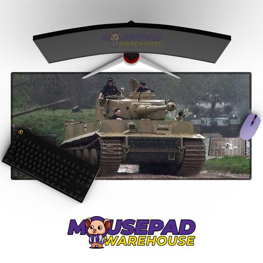 Tiger Tank WWII V9 Mousepad Deskmat Mockup
