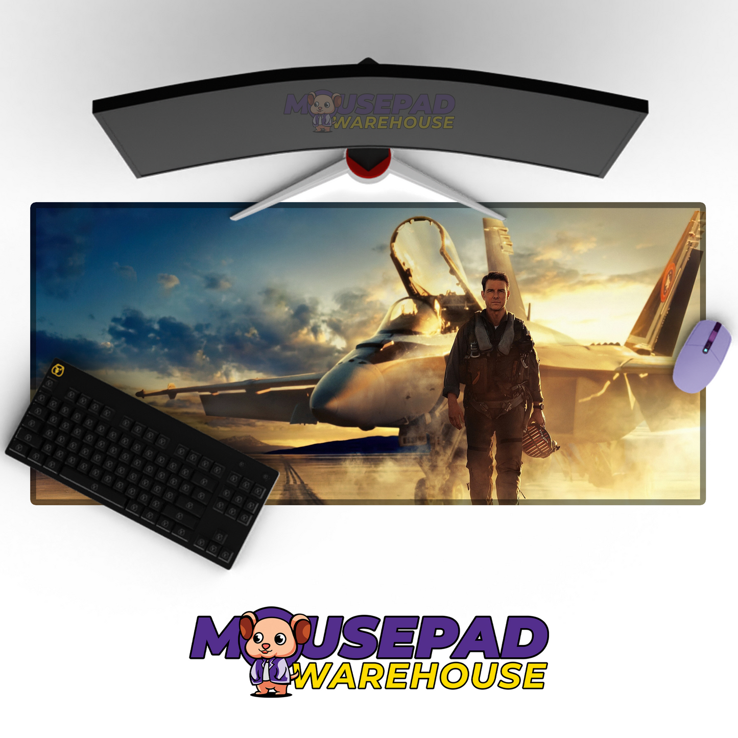 Top Gun V2 Mousepad Mockup