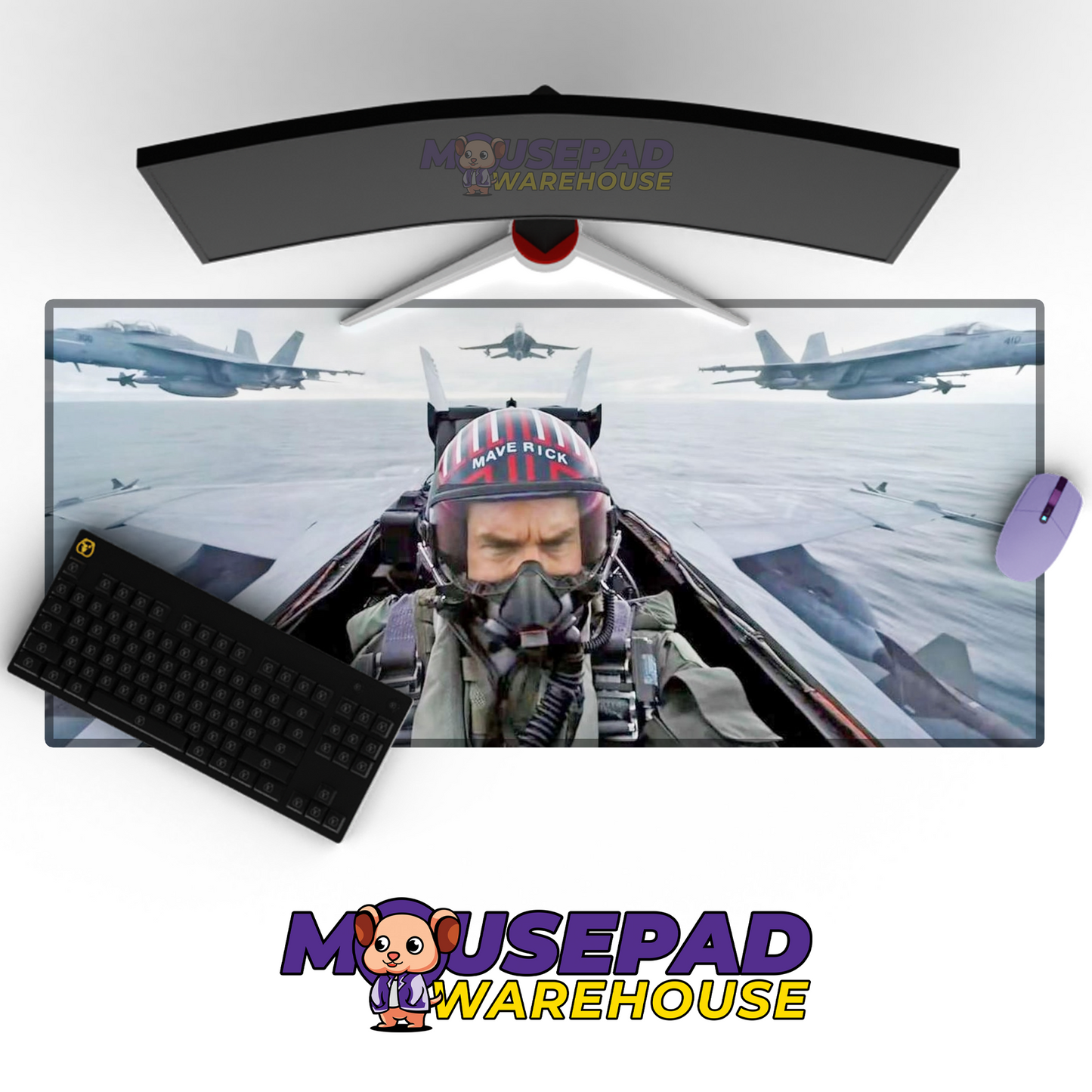 Top Gun V3 Mousepad Mockup
