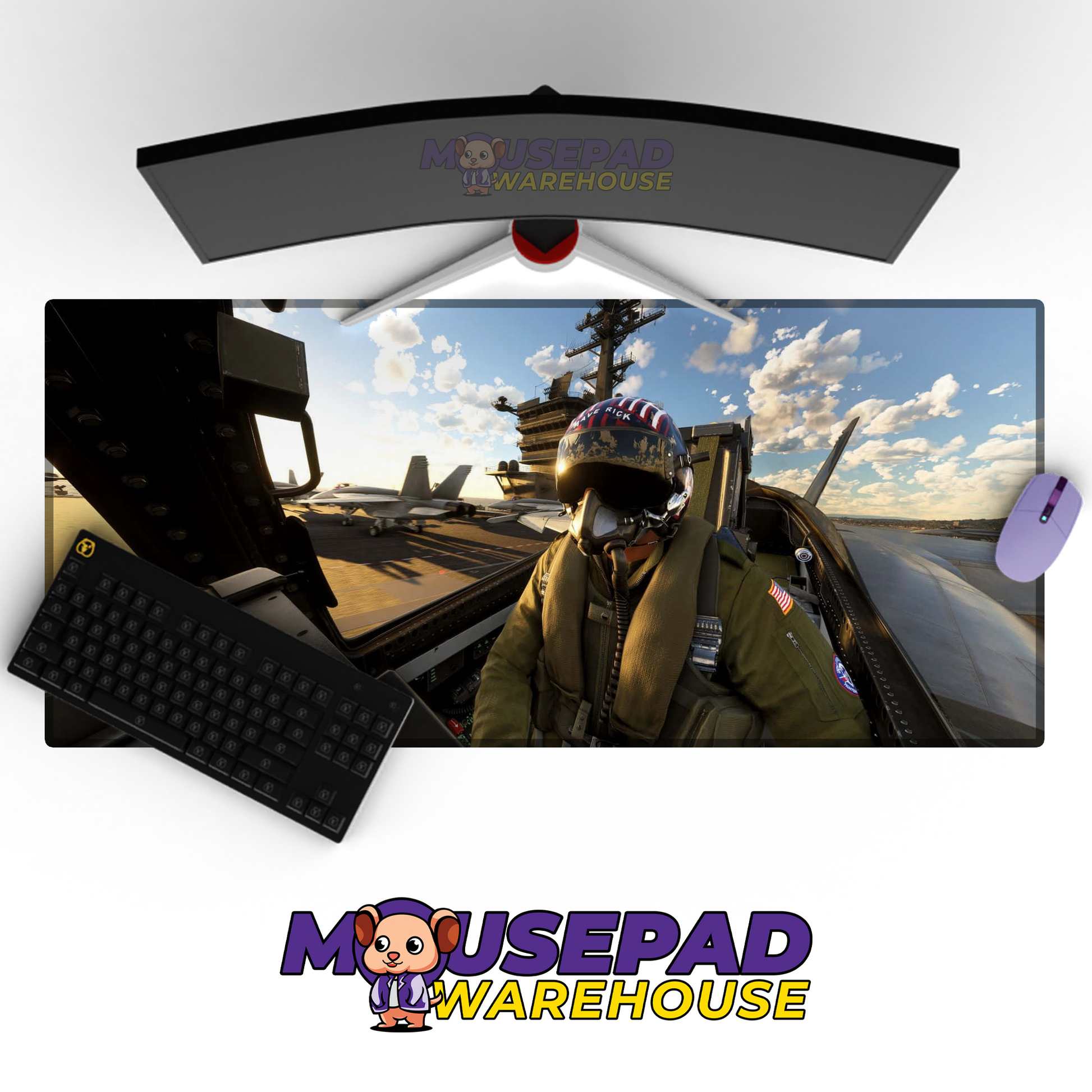 Top Gun V5 Mousepad Mockup
