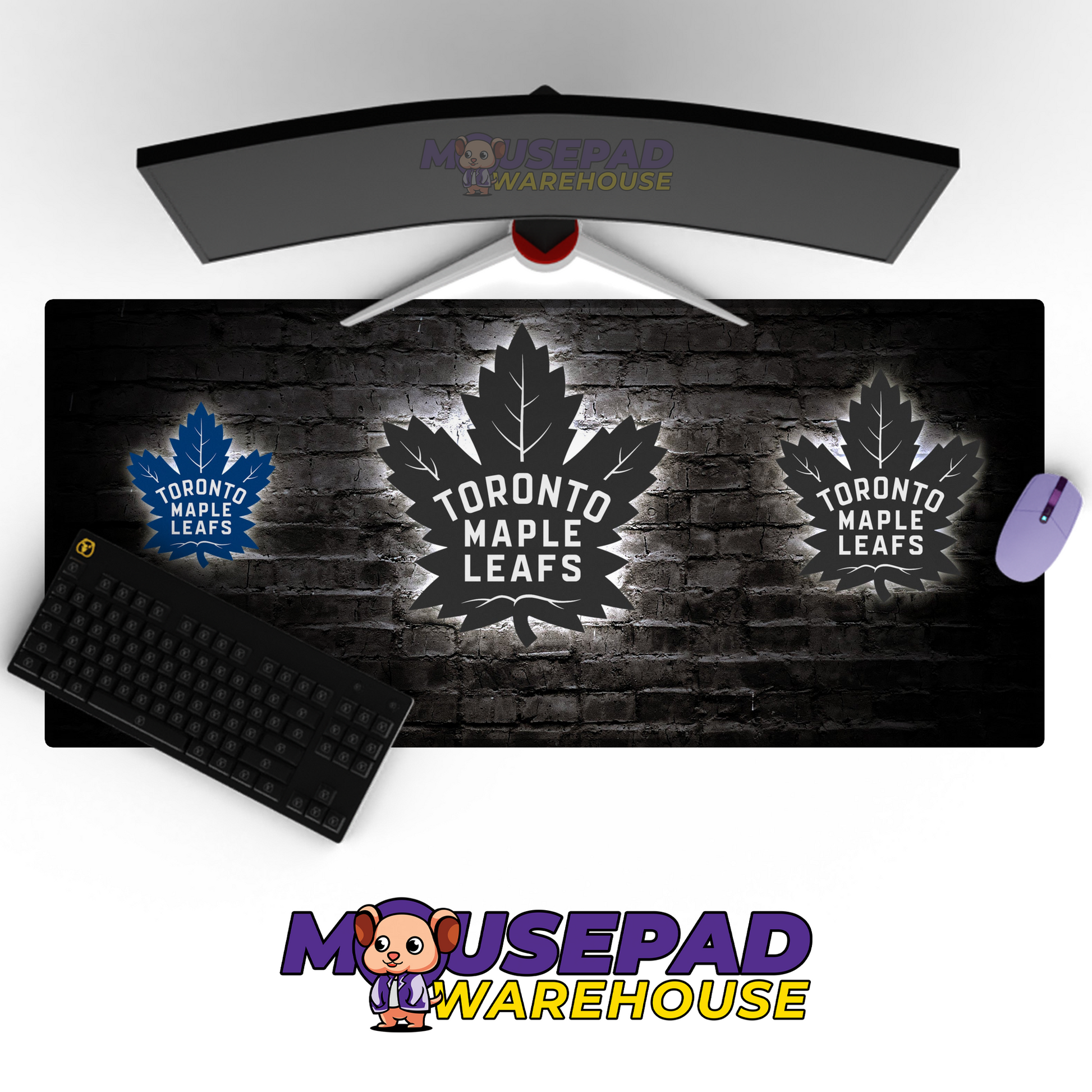Toronto Maple Leafs V16 Mousepad Deskmat Mockup