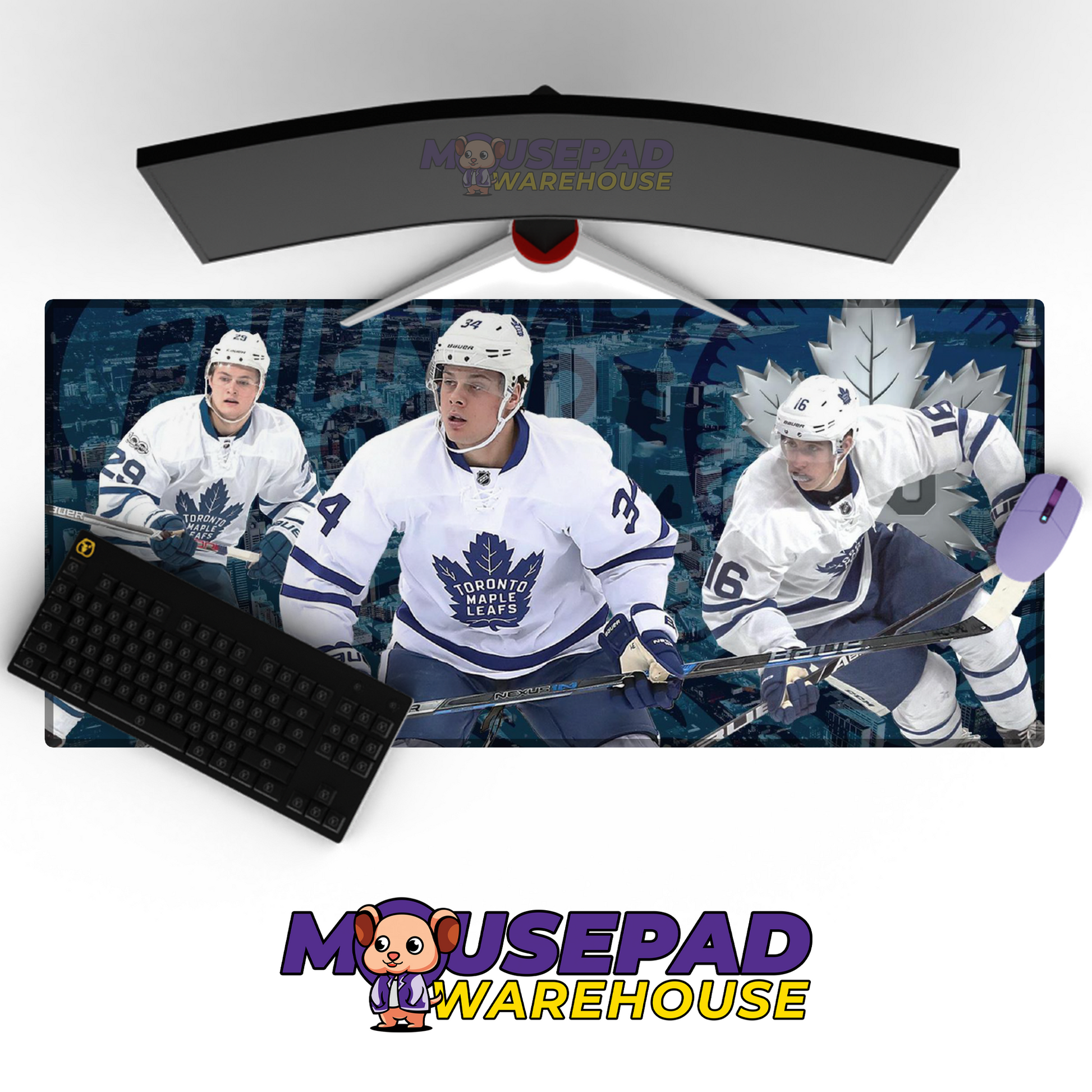 Toronto Maple Leafs V17 Mousepad Deskmat Mockup