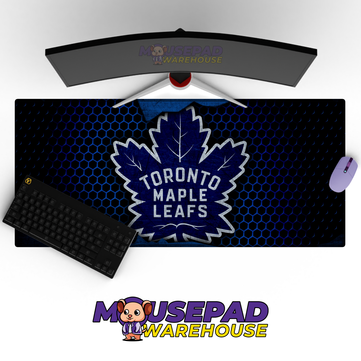 Toronto Maple Leafs V18 Mousepad Deskmat Mockup