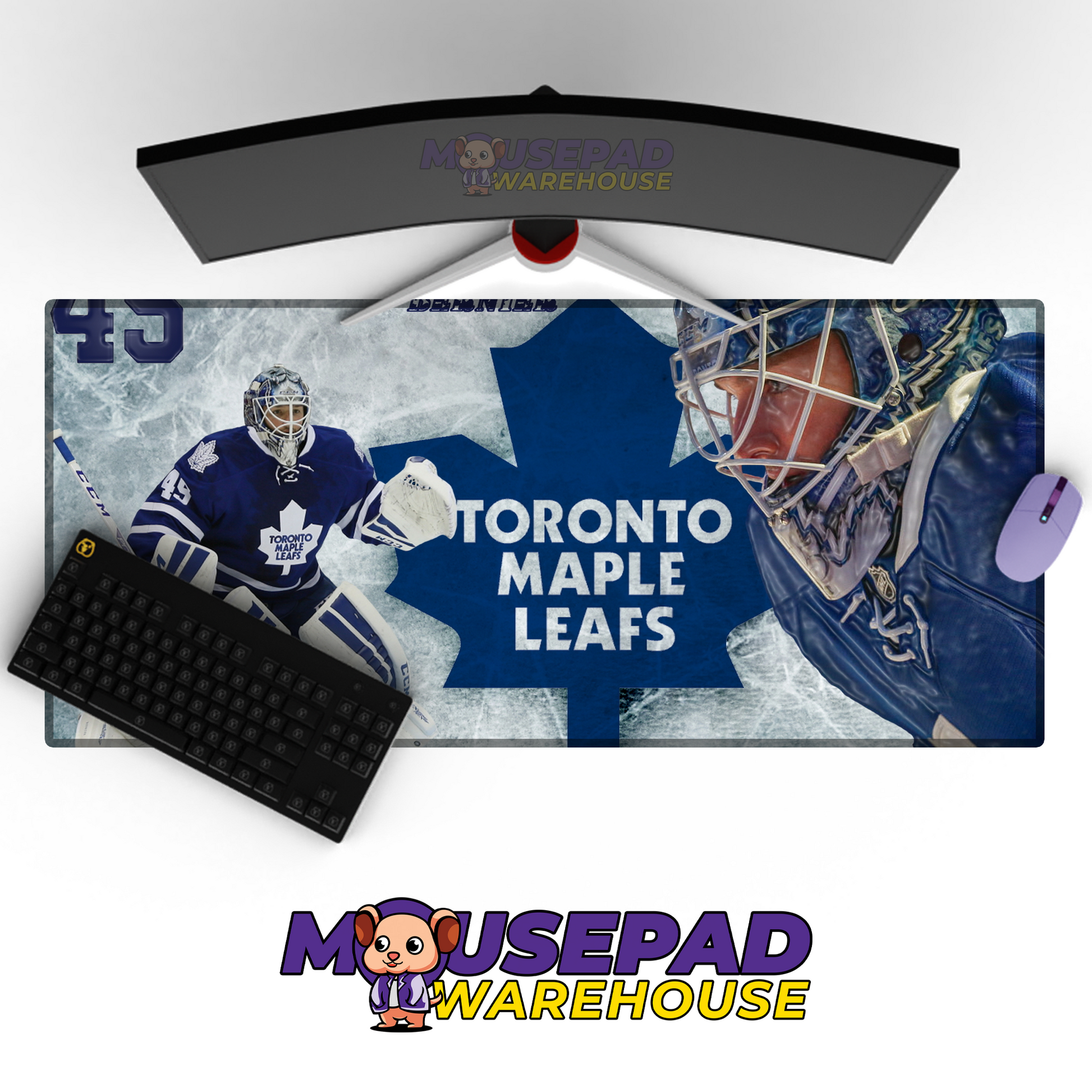 Toronto Maple Leafs V19 Mousepad Deskmat Mockup