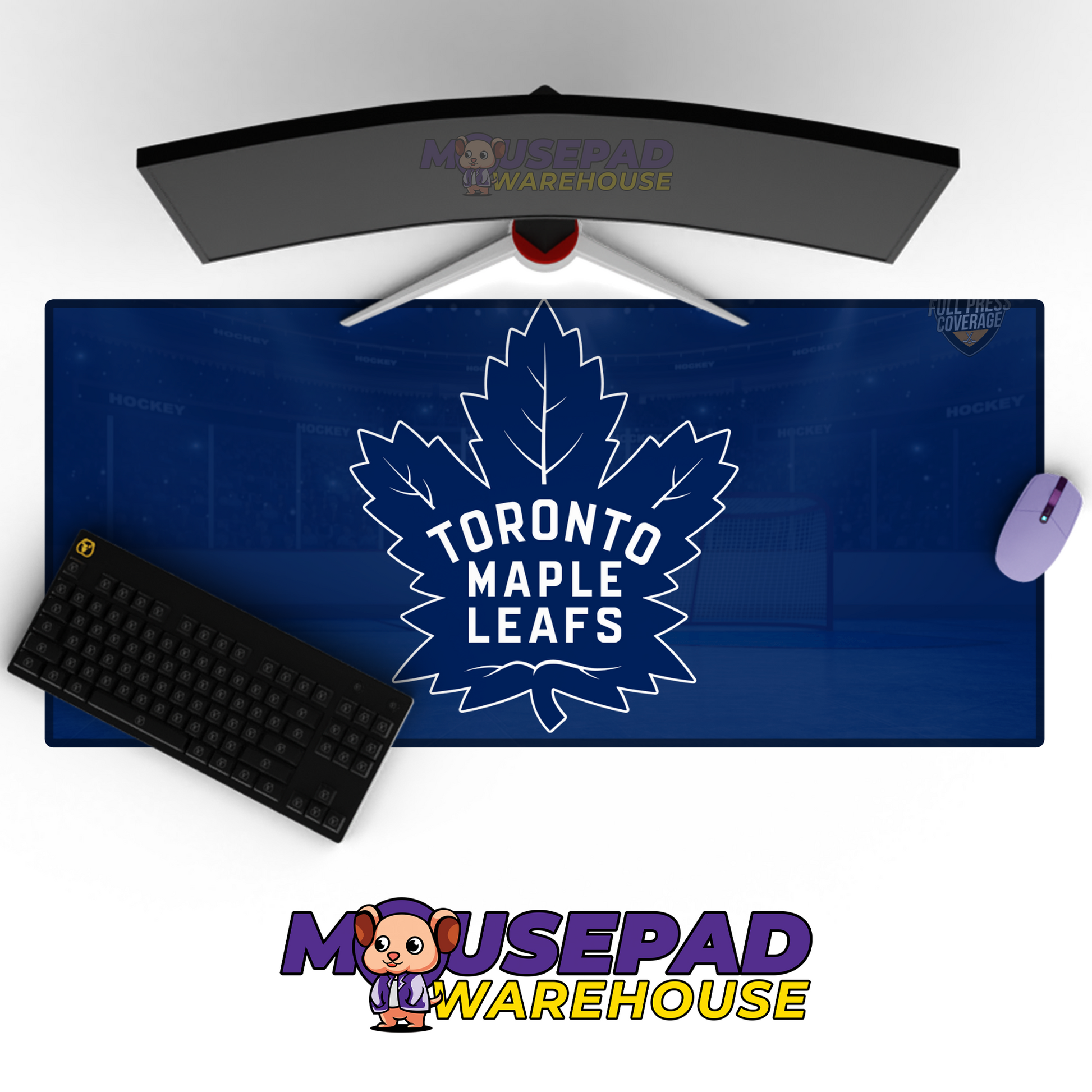 Toronto Maple Leafs V20 Mousepad Deskmat Mockup