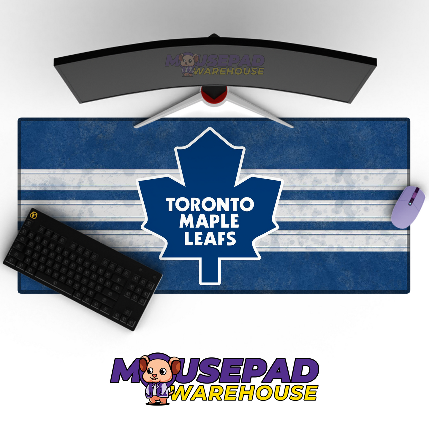 Toronto Maple Leafs V22 Mousepad Deskmat Mockup