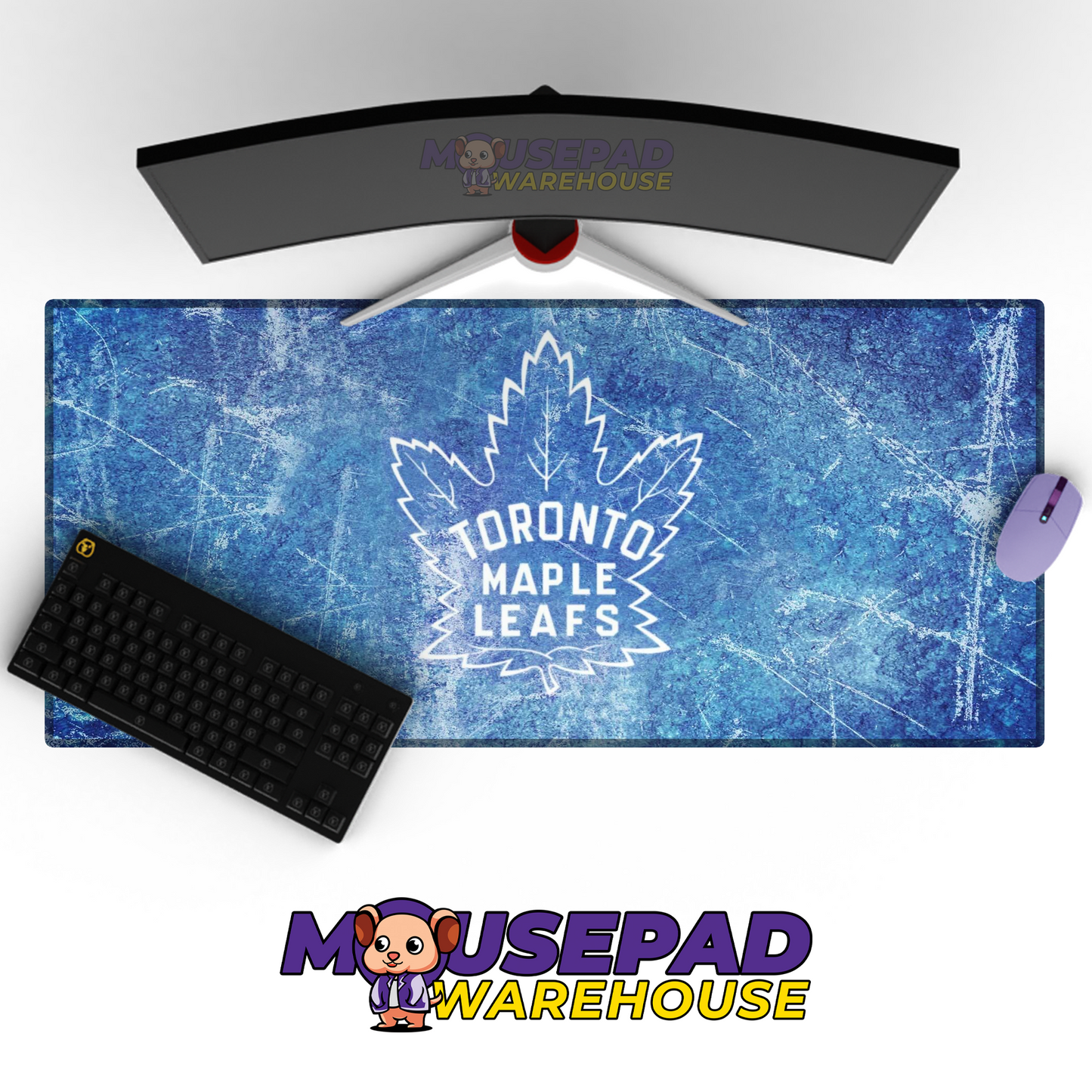 Toronto Maple Leafs V24 Mousepad Deskmat Mockup