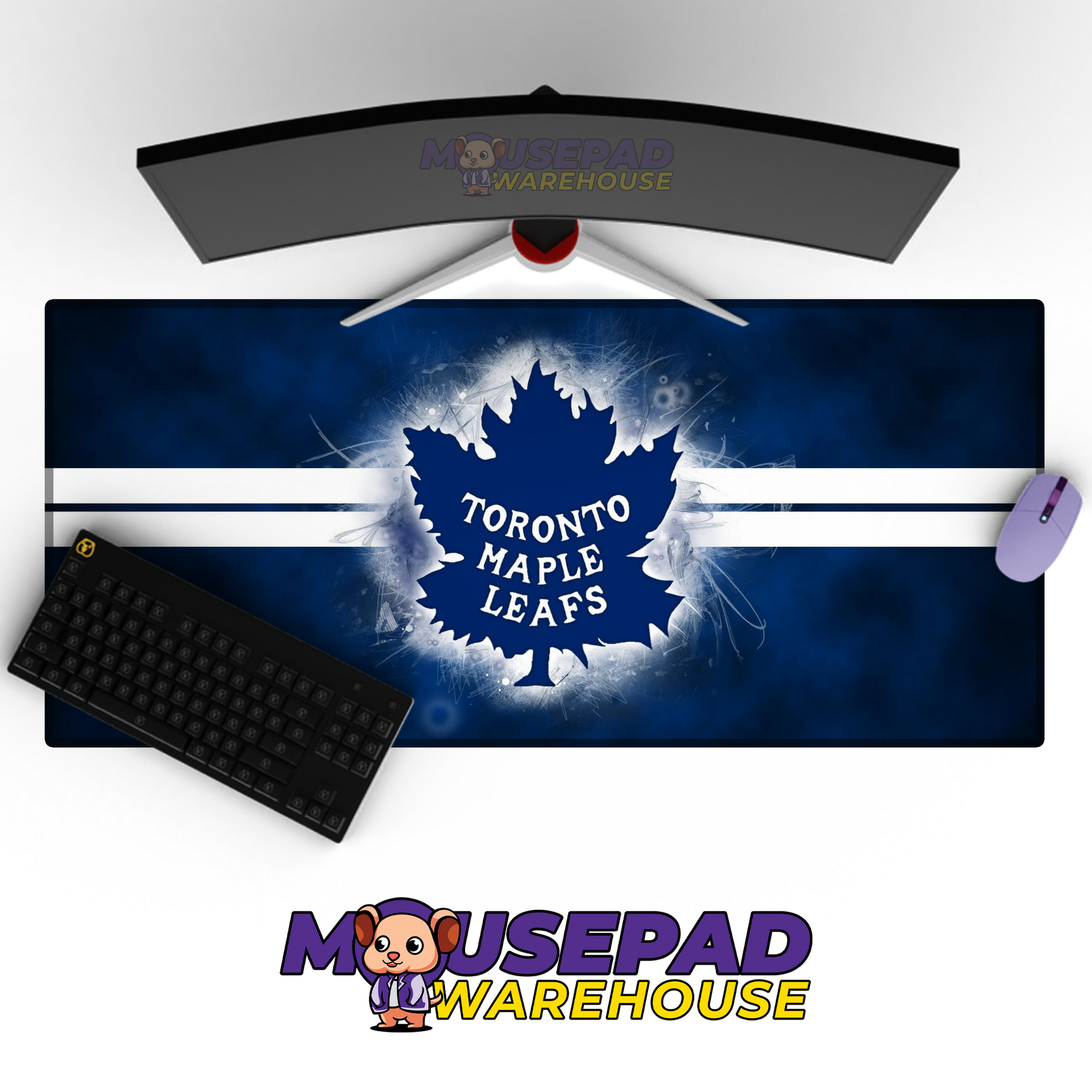 Toronto Maple Leafs V2 Mousepad Deskmat Mockup