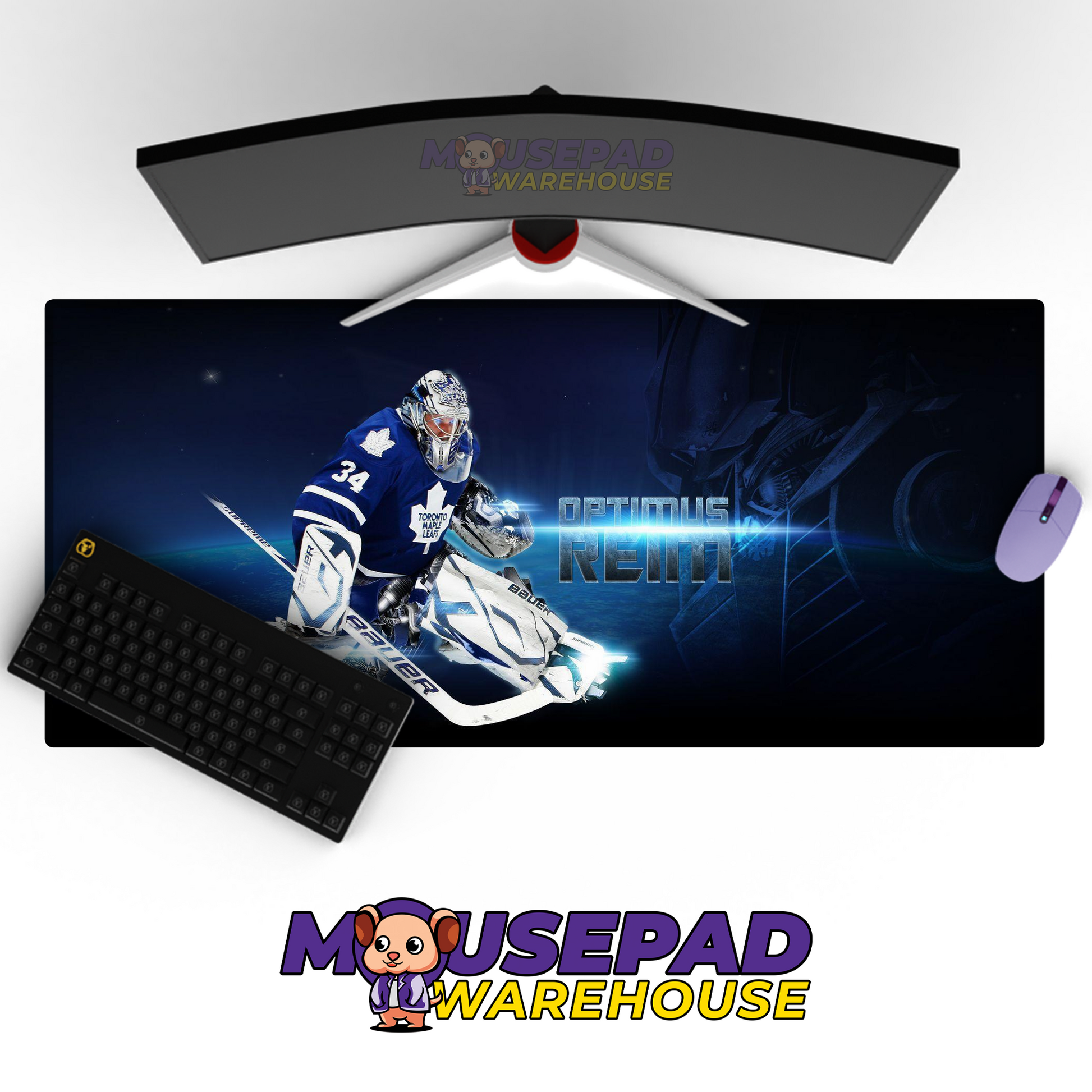 Toronto Maple Leafs V3 Mousepad Deskmat Mockup