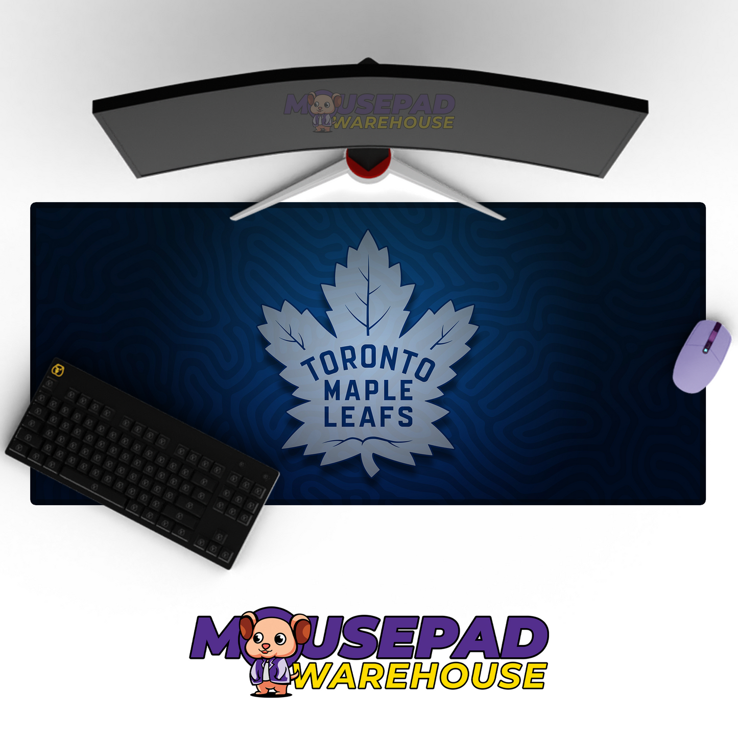 Toronto Maple Leafs V4 Mousepad Deskmat Mockup