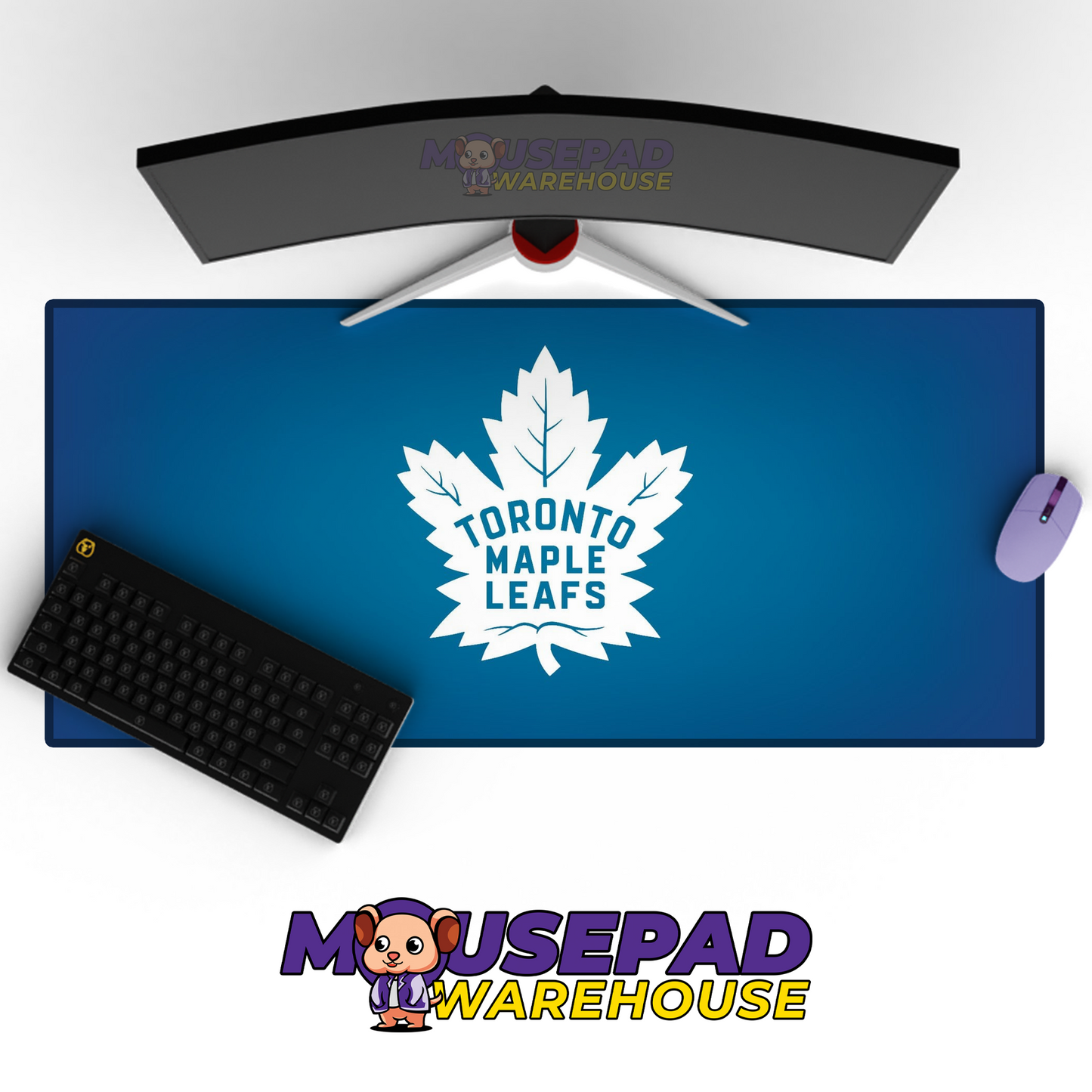 Toronto Maple Leafs V6 Mousepad Deskmat Mockup