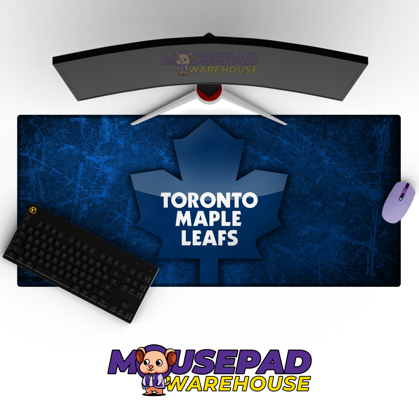 Toronto Maple Leafs V9 Mousepad Deskmat Mockup