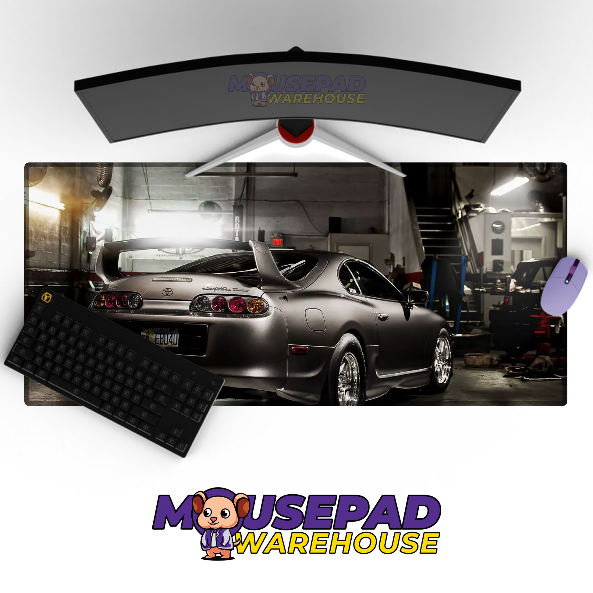 Toyota Supra V10 Mousepad Mockup
