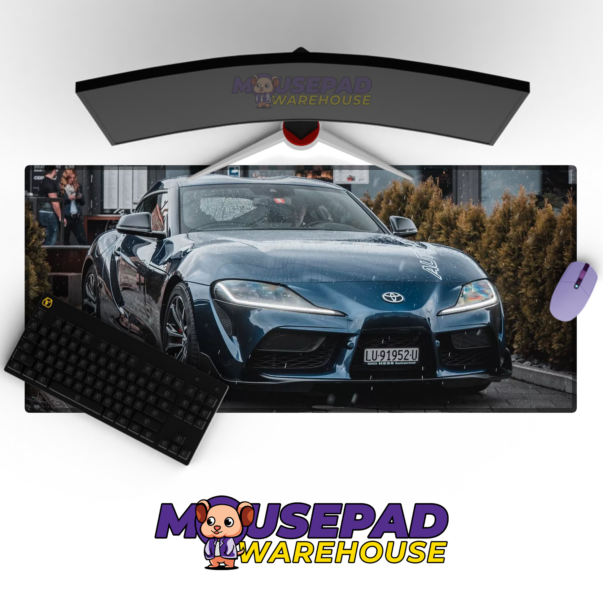 Toyota Supra V11 Mousepad Mockup