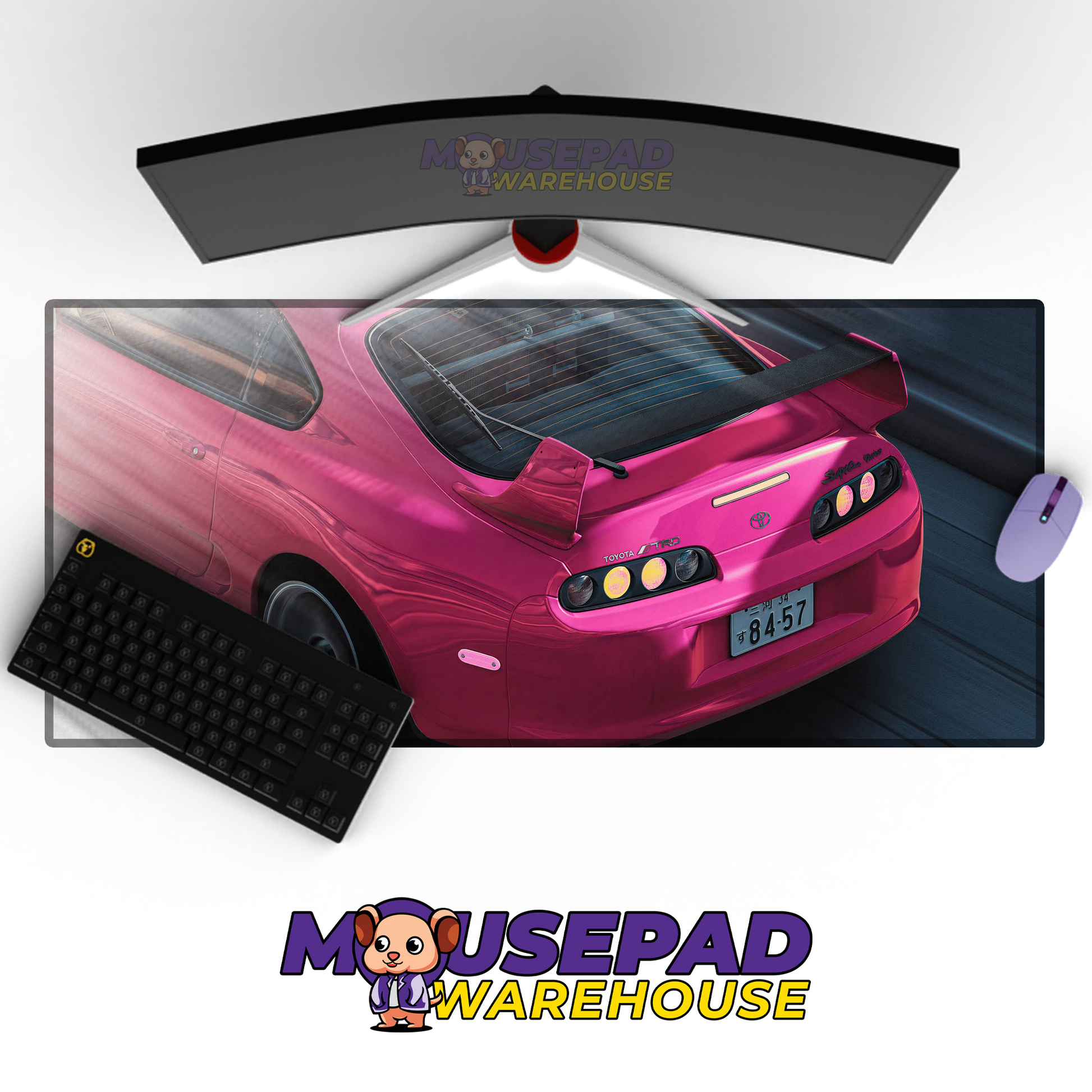 Toyota Supra V12 Mousepad Mockup