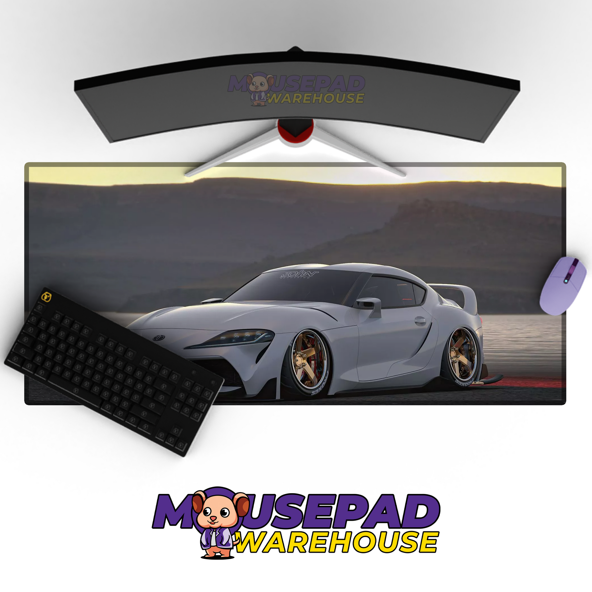 Toyota Supra V13 Mousepad Mockup