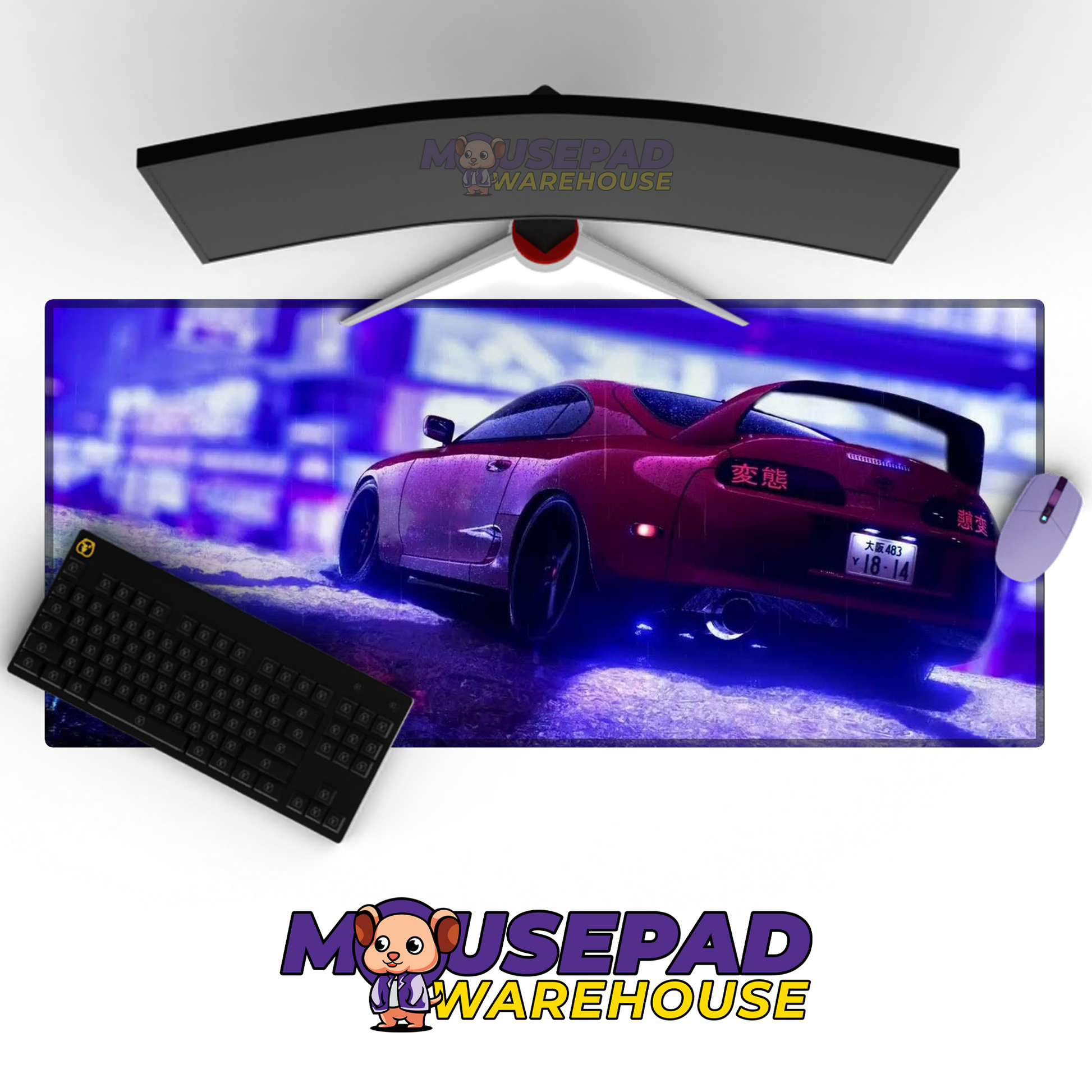 Toyota Supra V18 Mousepad Mockup