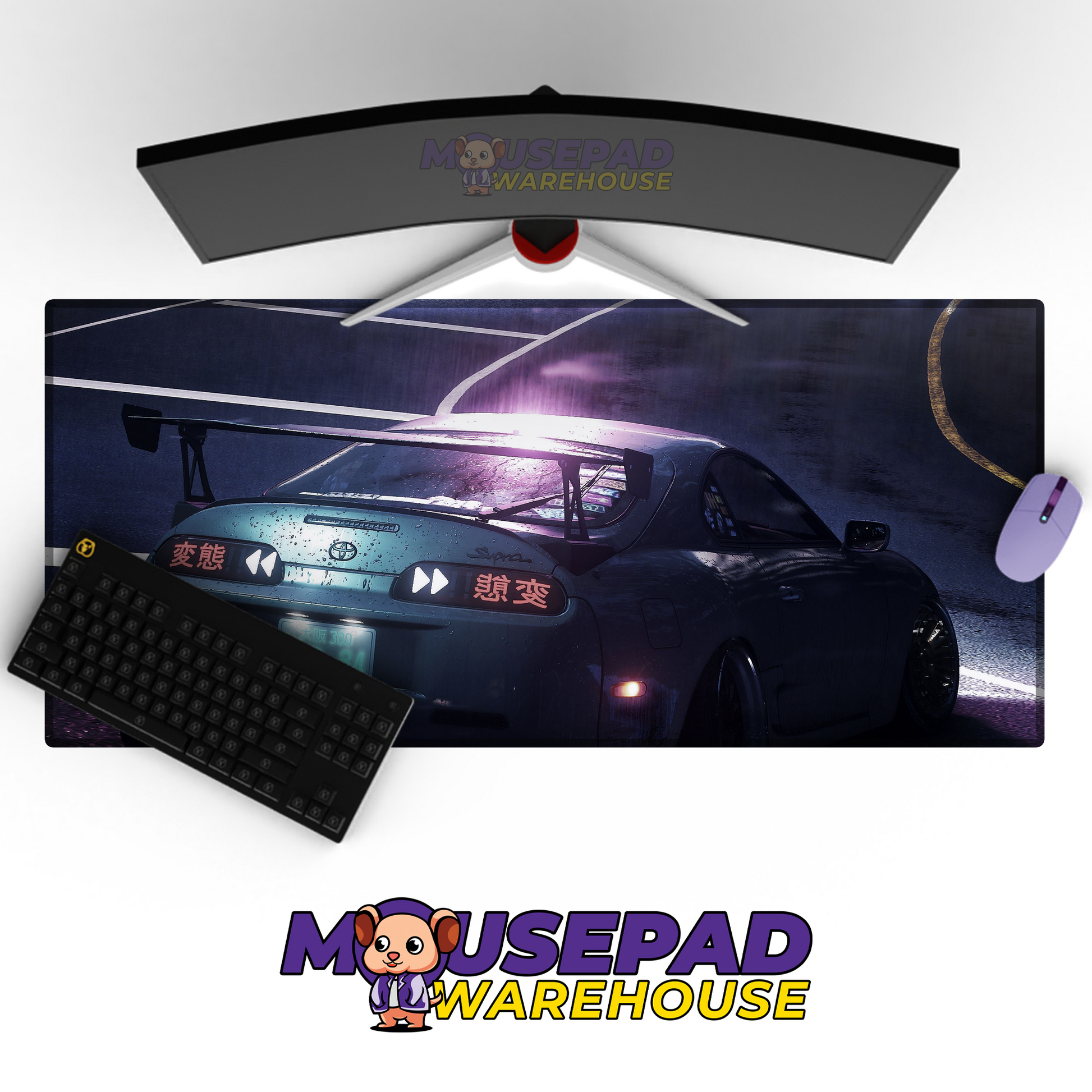 Toyota Supra V20 Mousepad Mockup