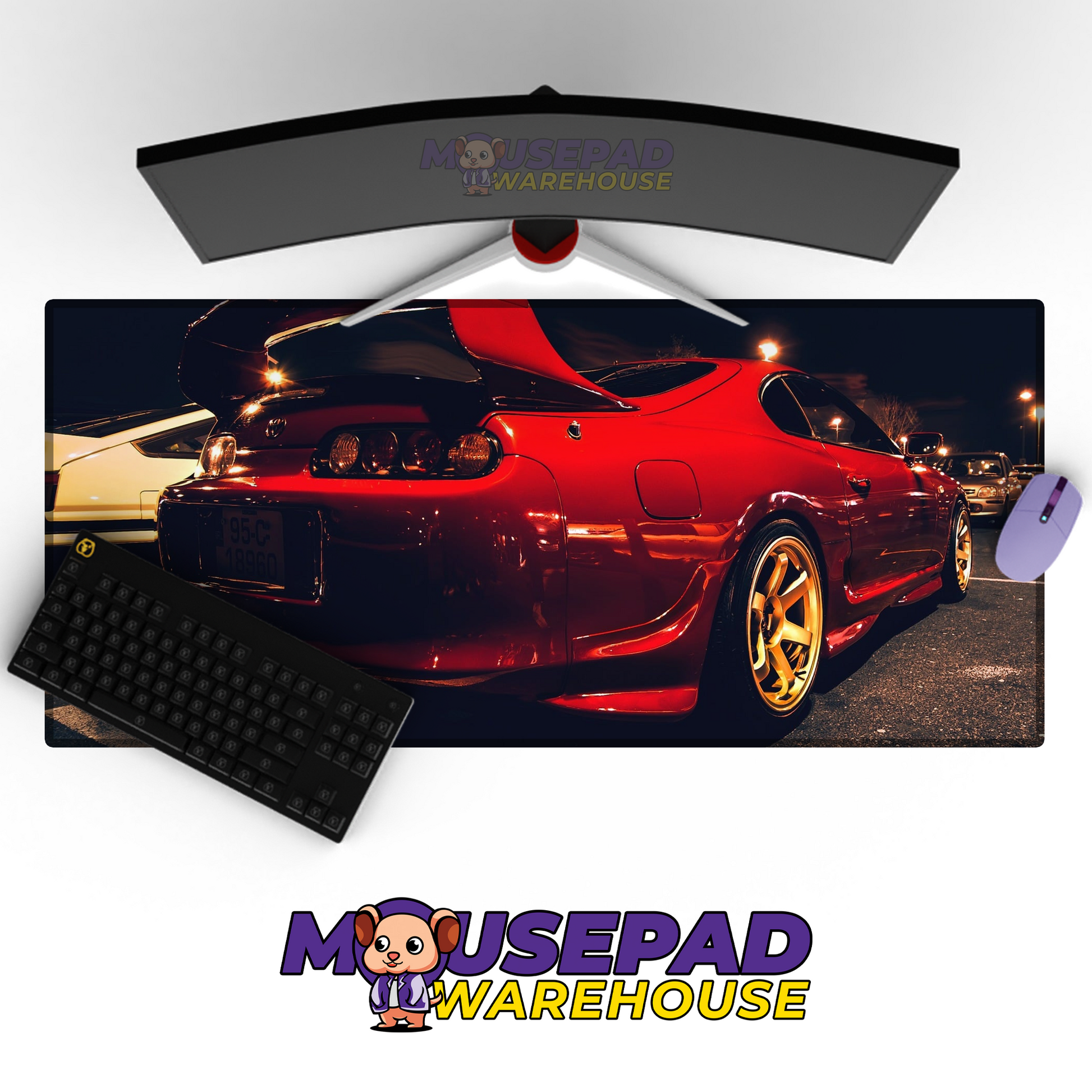 Toyota Supra V21 Mousepad Mockup