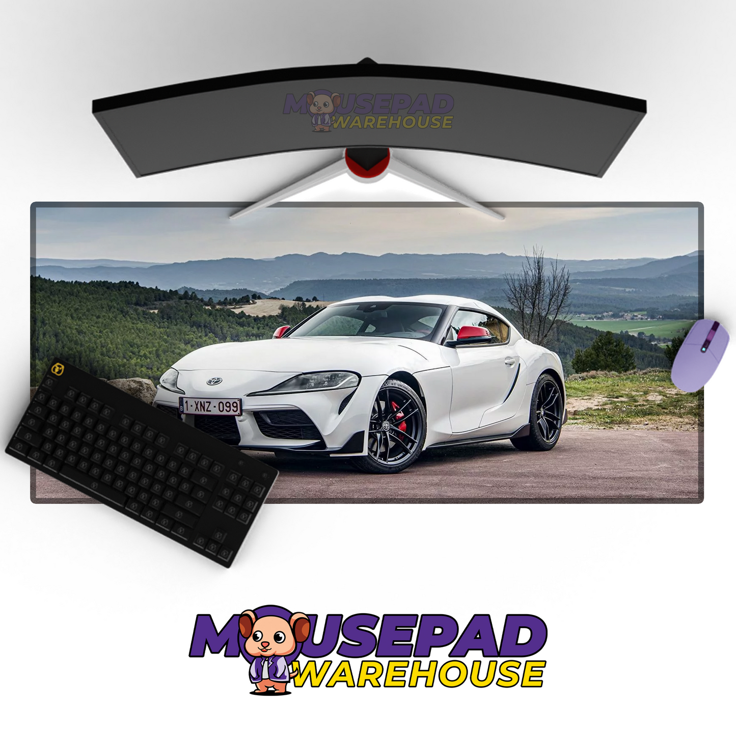 Toyota Supra V29 Mousepad Mockup