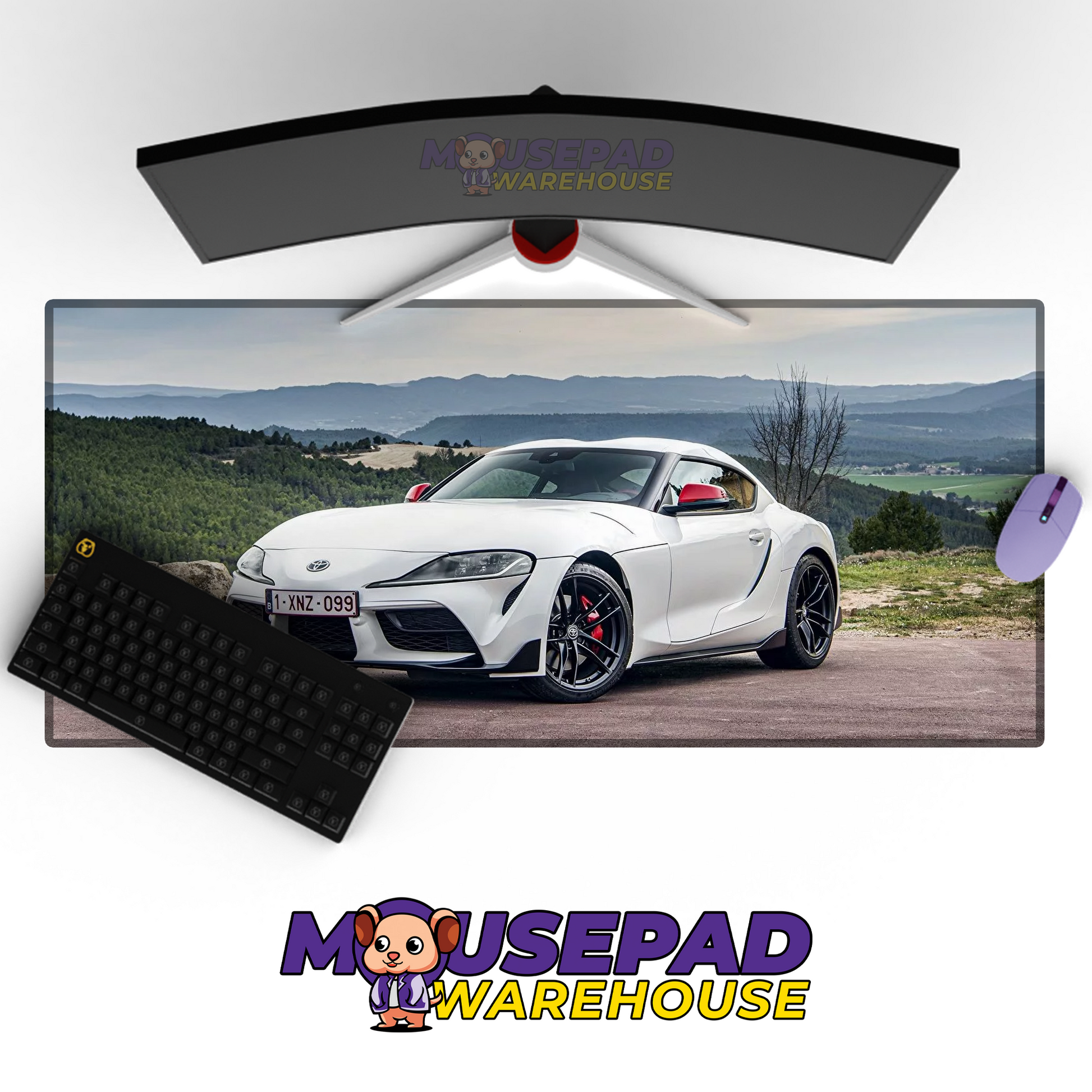 Toyota Supra V29 Mousepad Mockup