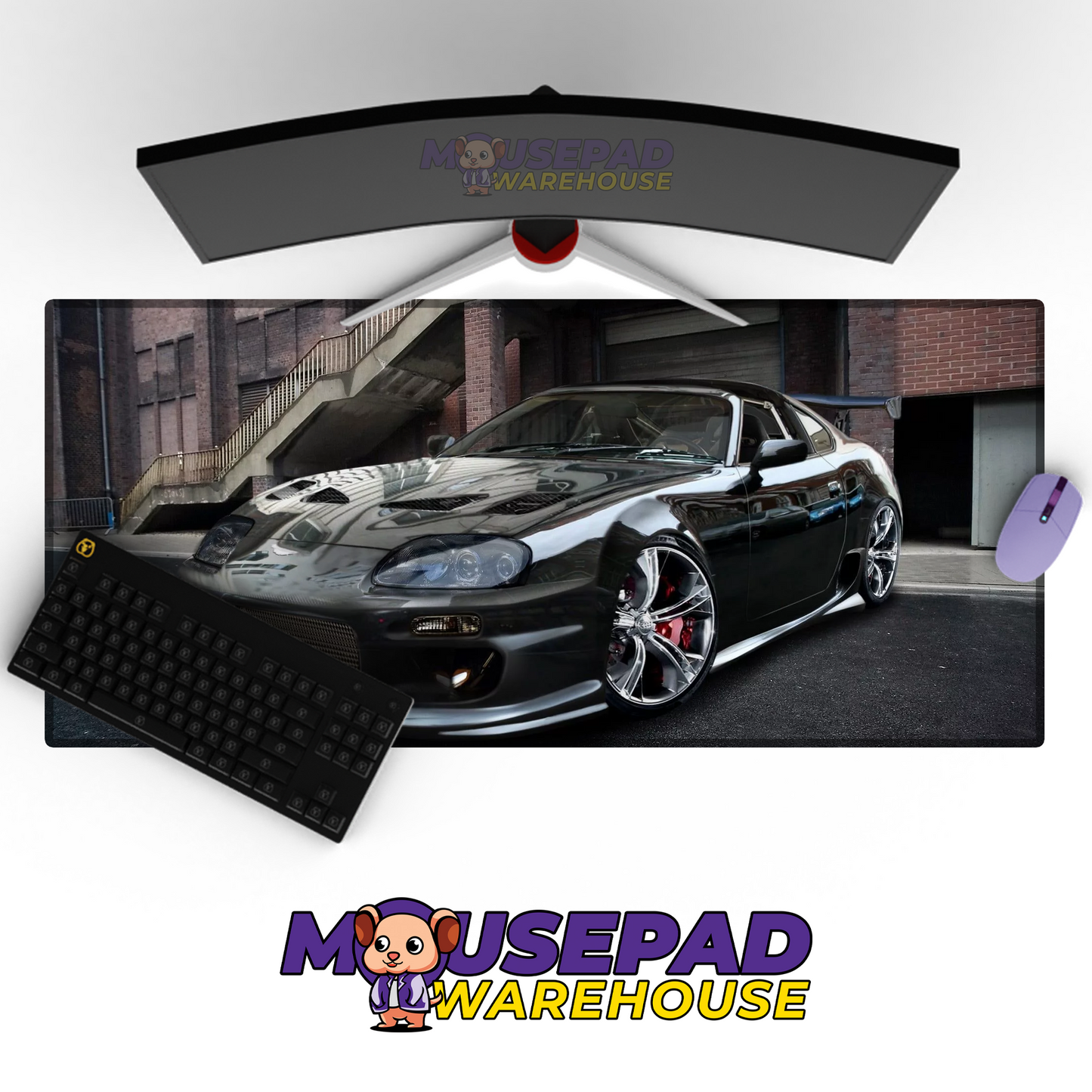 Toyota Supra V32 Mousepad Mockup