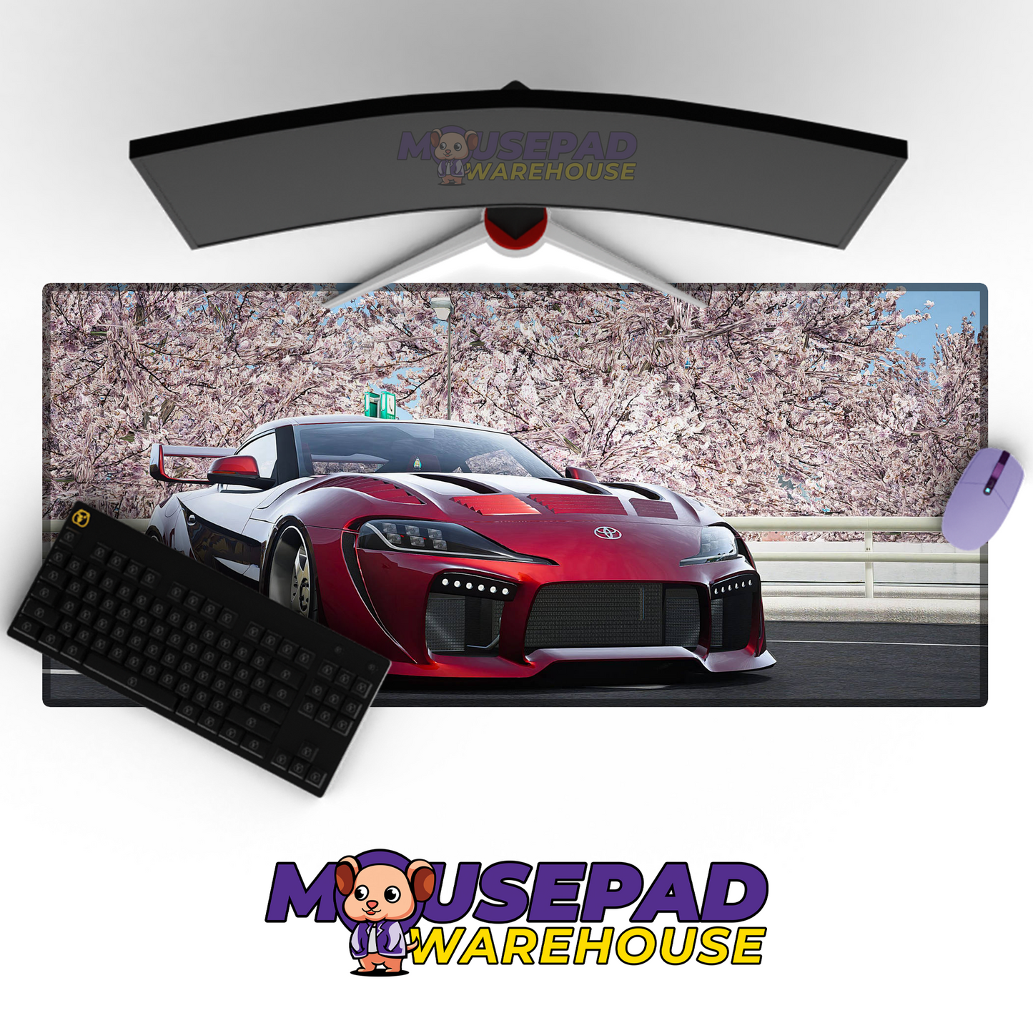 Toyota Supra V38 Mousepad Mockup