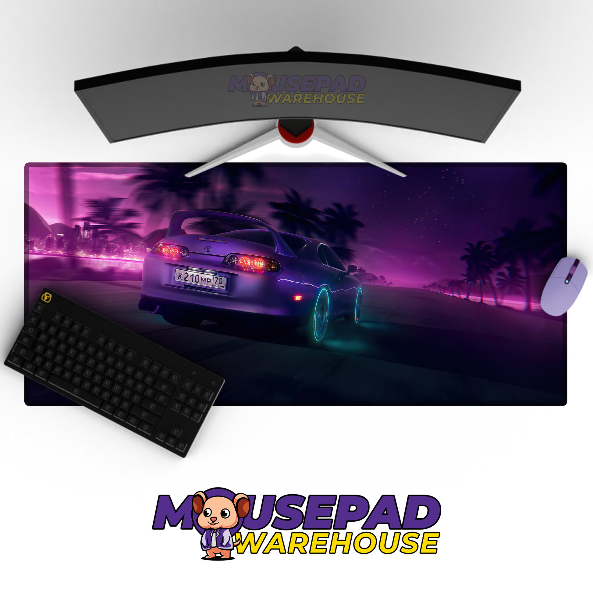 Toyota Supra V40 Mousepad Mockup
