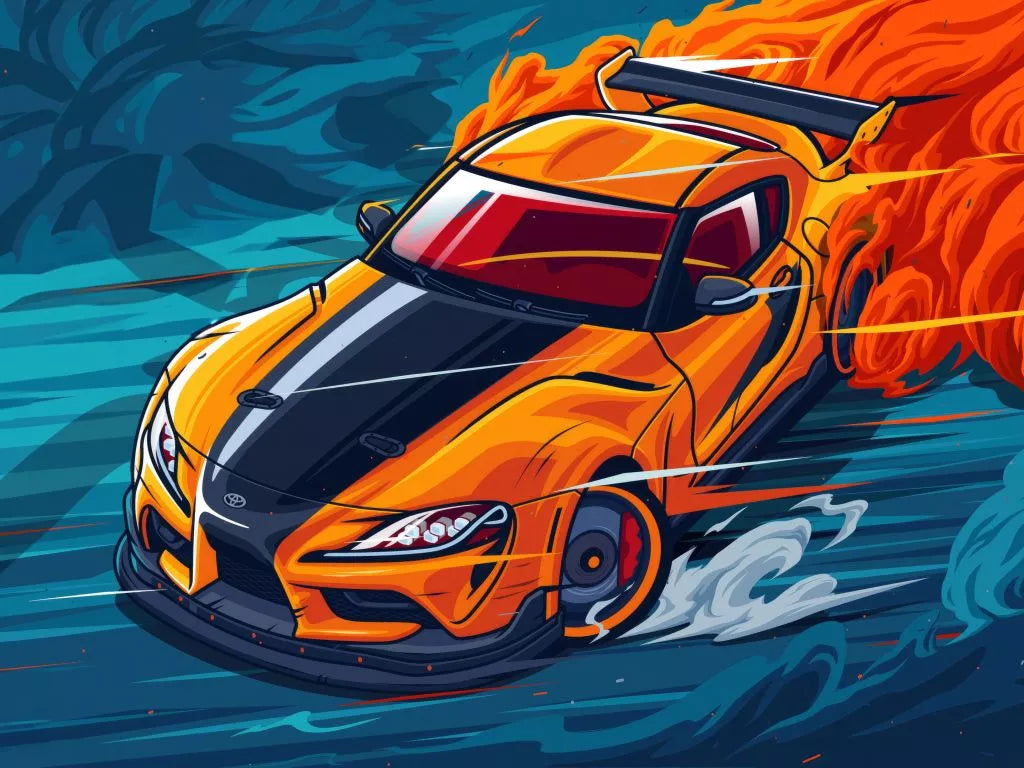 Toyota Supra V41 Mousepad