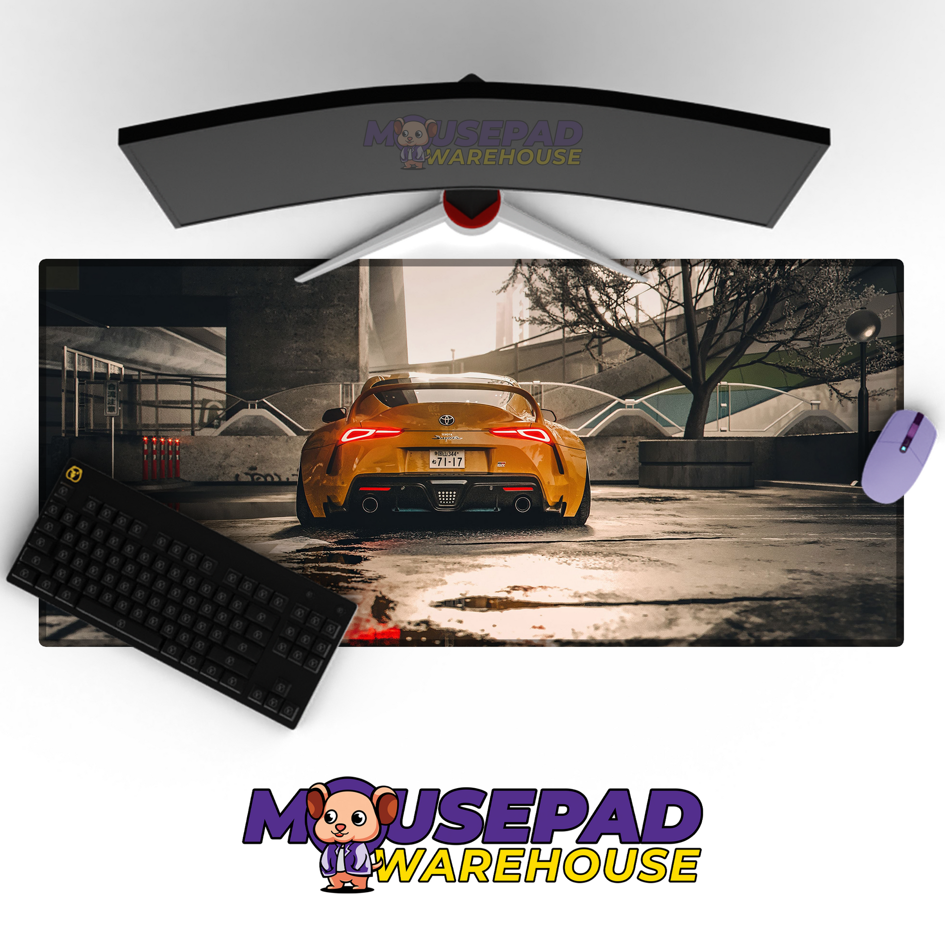 Toyota Supra V44 Mousepad Mockup