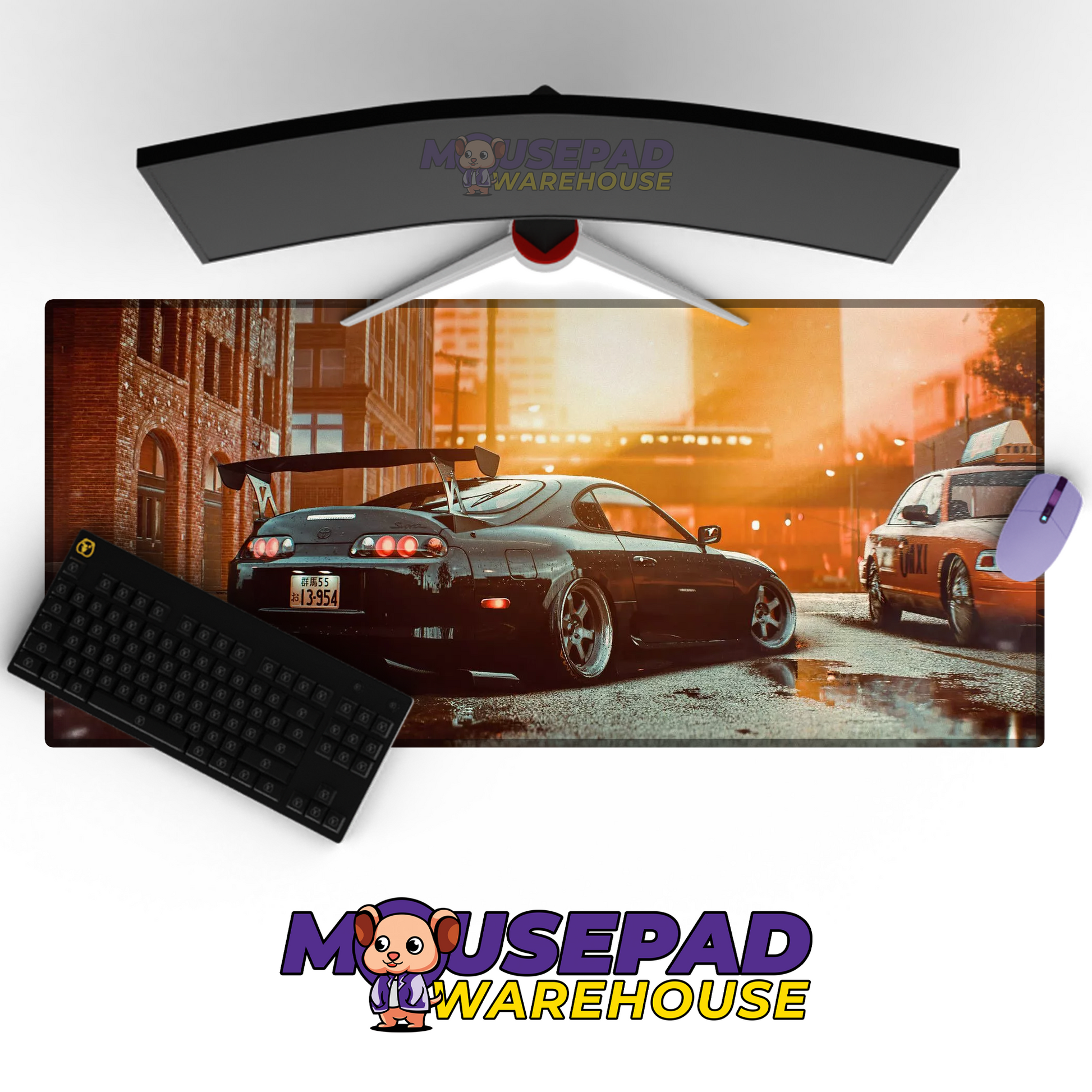 Toyota Supra V46 Mousepad Mockup
