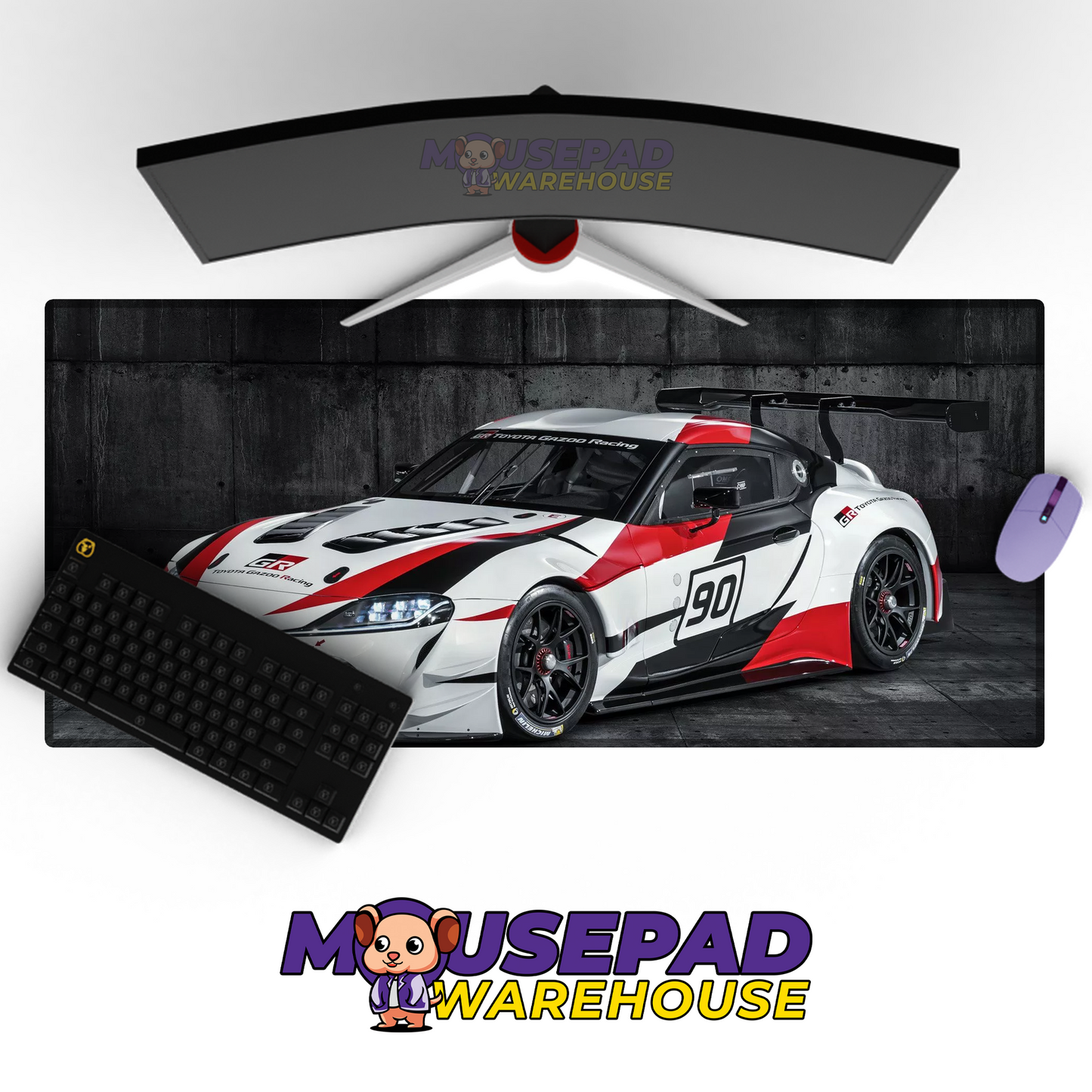 Toyota Supra V48 Mousepad Mockup
