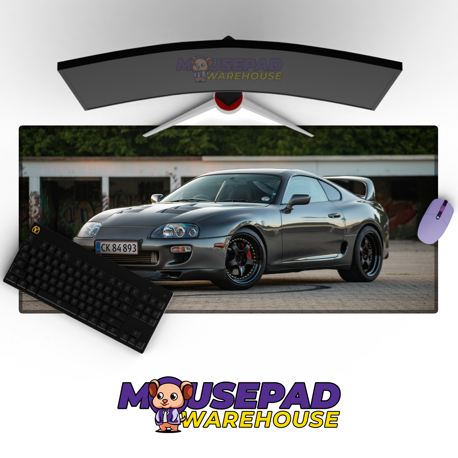 Toyota Supra V53 Mousepad Mockup