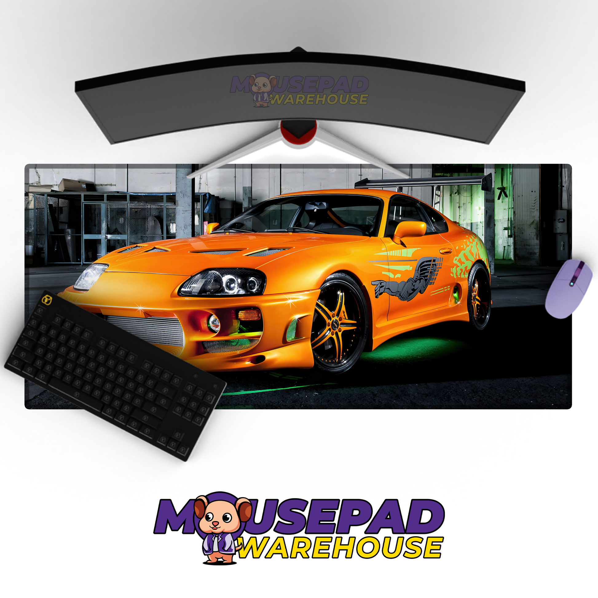 Toyota Supra V55 Mousepad Mockup